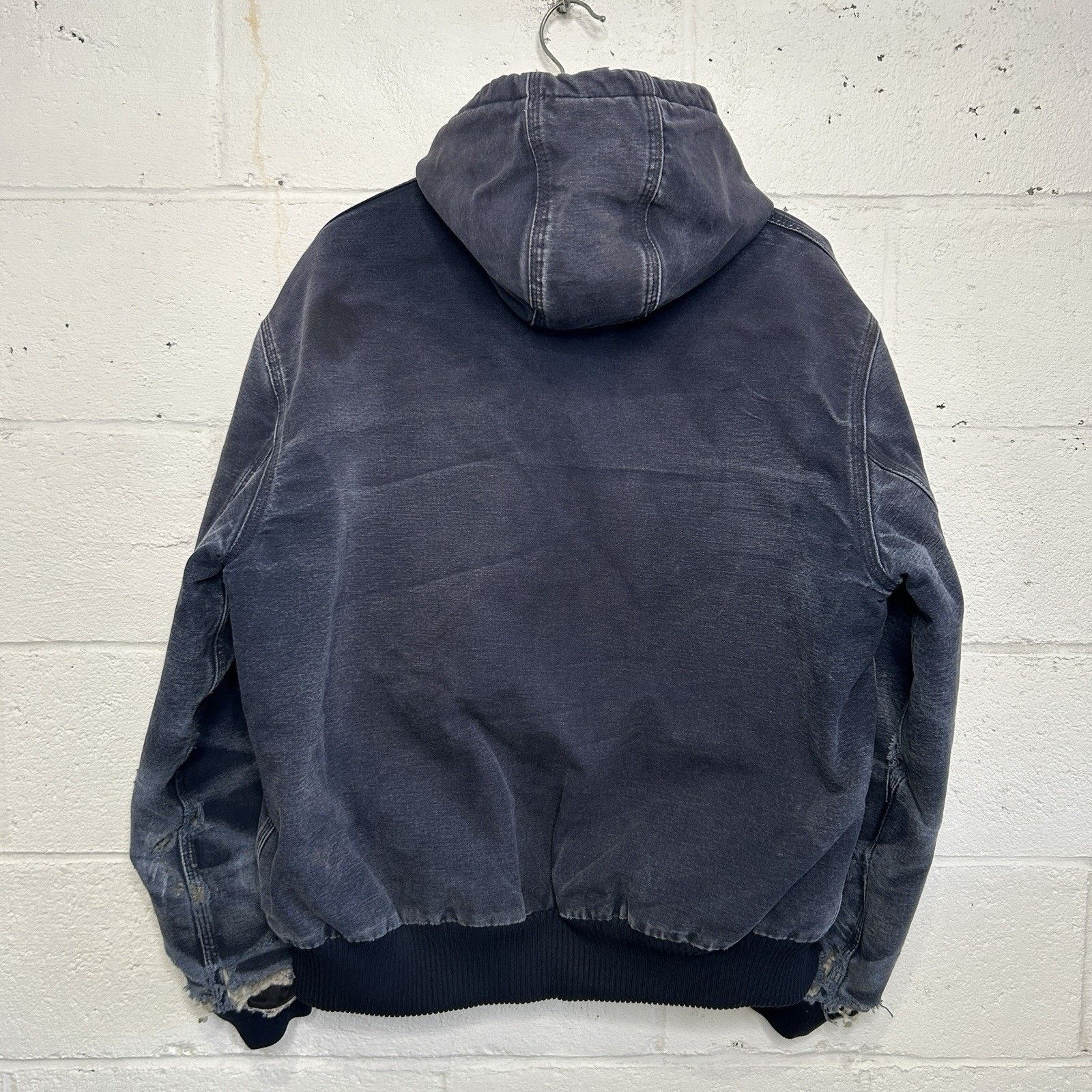 Carhartt Vintage Carhartt Hooded Active Jacket “Dark Navy” Yankees Size US XL / EU 56 / 4 - 2 Thumbnail