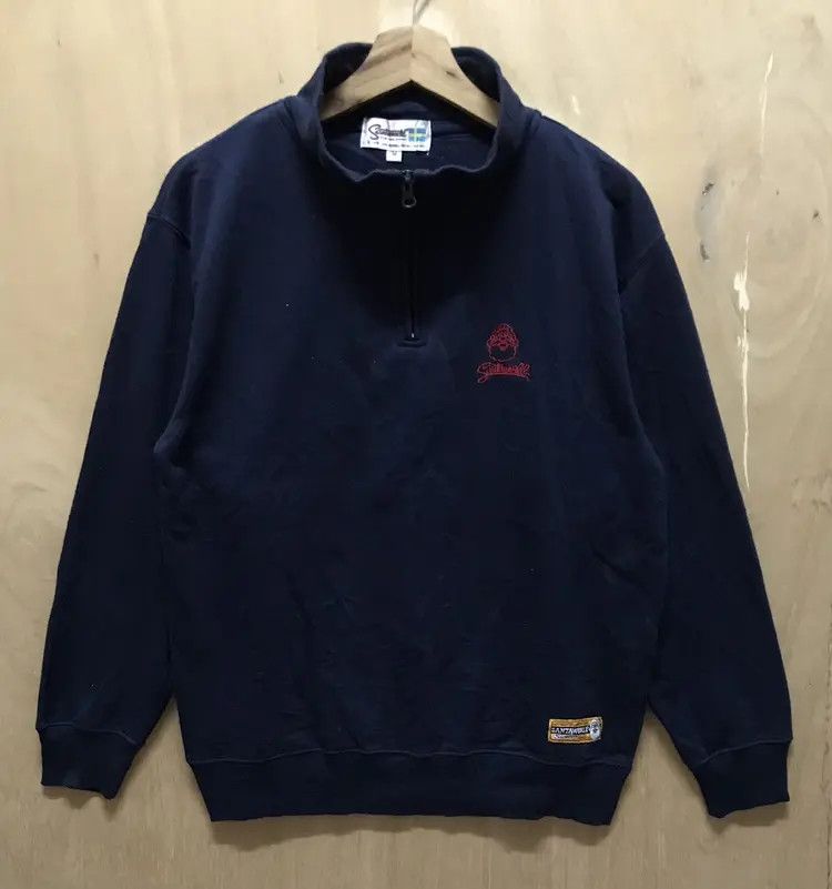 Vintage Vintage Santaworld Sweden Halfzipper Sweatshirts Size US M / EU 48-50 / 2 - 1 Thumbnail