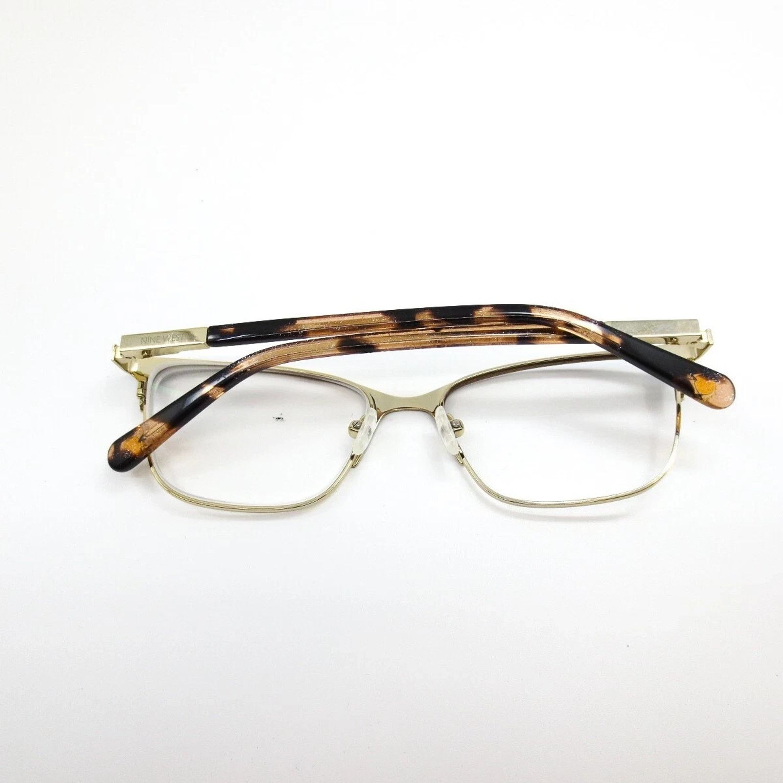 Nine West NINE WEST NW1089 210 BROWN CAT EYE EYEGLASSES FRAMES 52-16 Size ONE SIZE - 4 Thumbnail