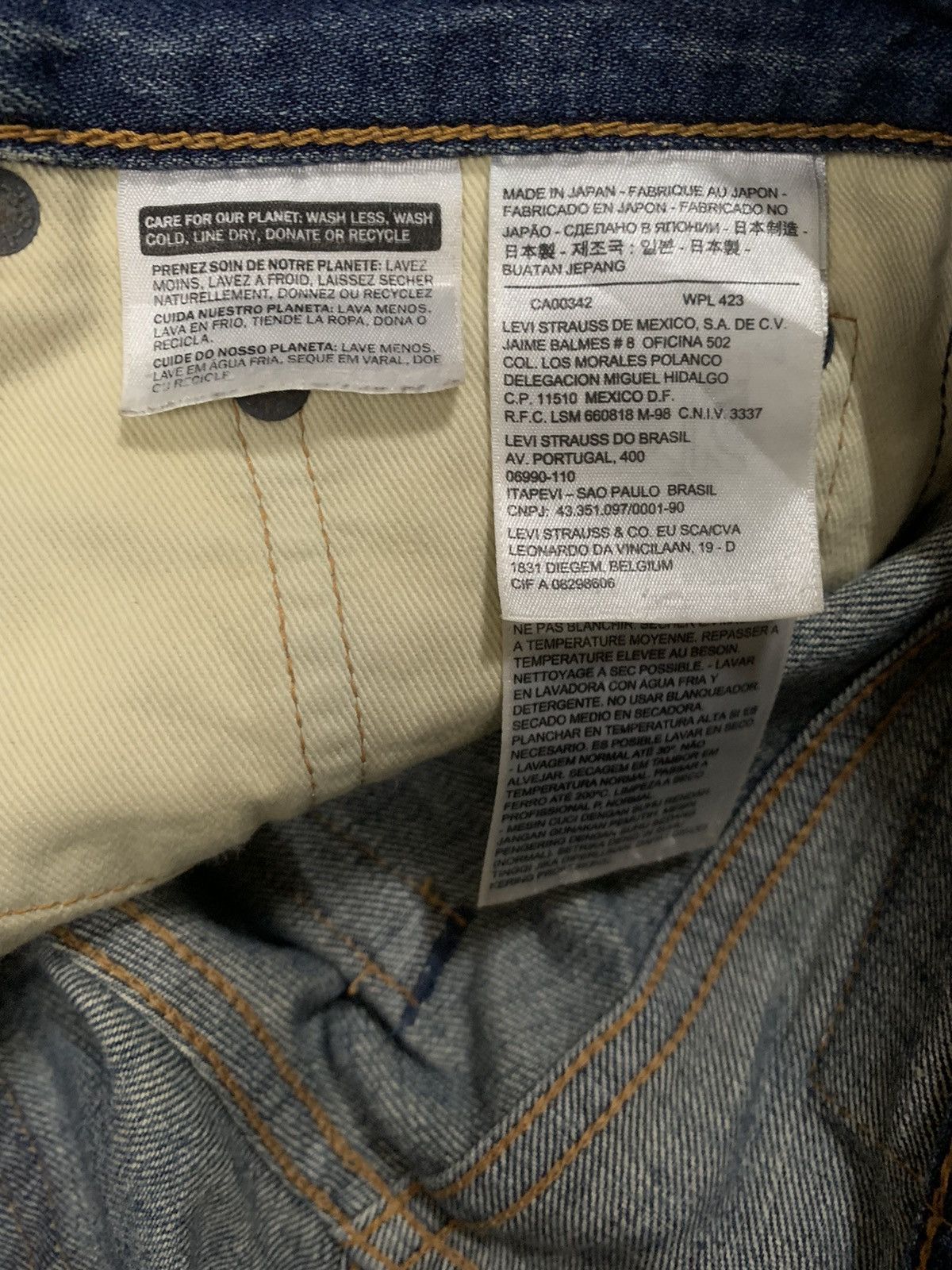Levi's Vintage Clothing Vintage Y2K Levis 511 Japan Slim Straight Ripped Grunge Jean Size US 29 - 22 Thumbnail