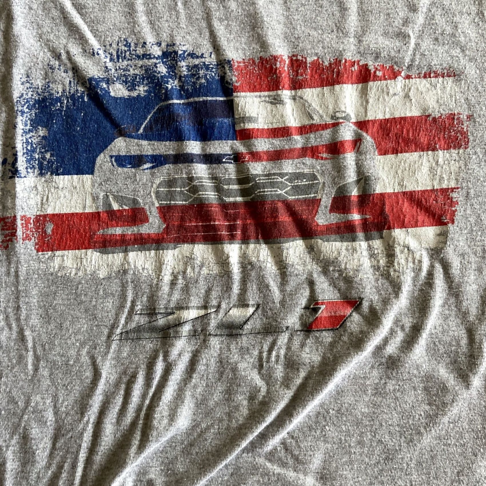 Gildan VINTAGE Z L1 Supercar Shirt Size XL Gray Chevy Camaro Men's T-Shirt 90s Cars Logo Gildan Cotton Short Sleeve Crew Neck Vintage 1990s Size US XL / EU 56 / 4 - 2 Thumbnail