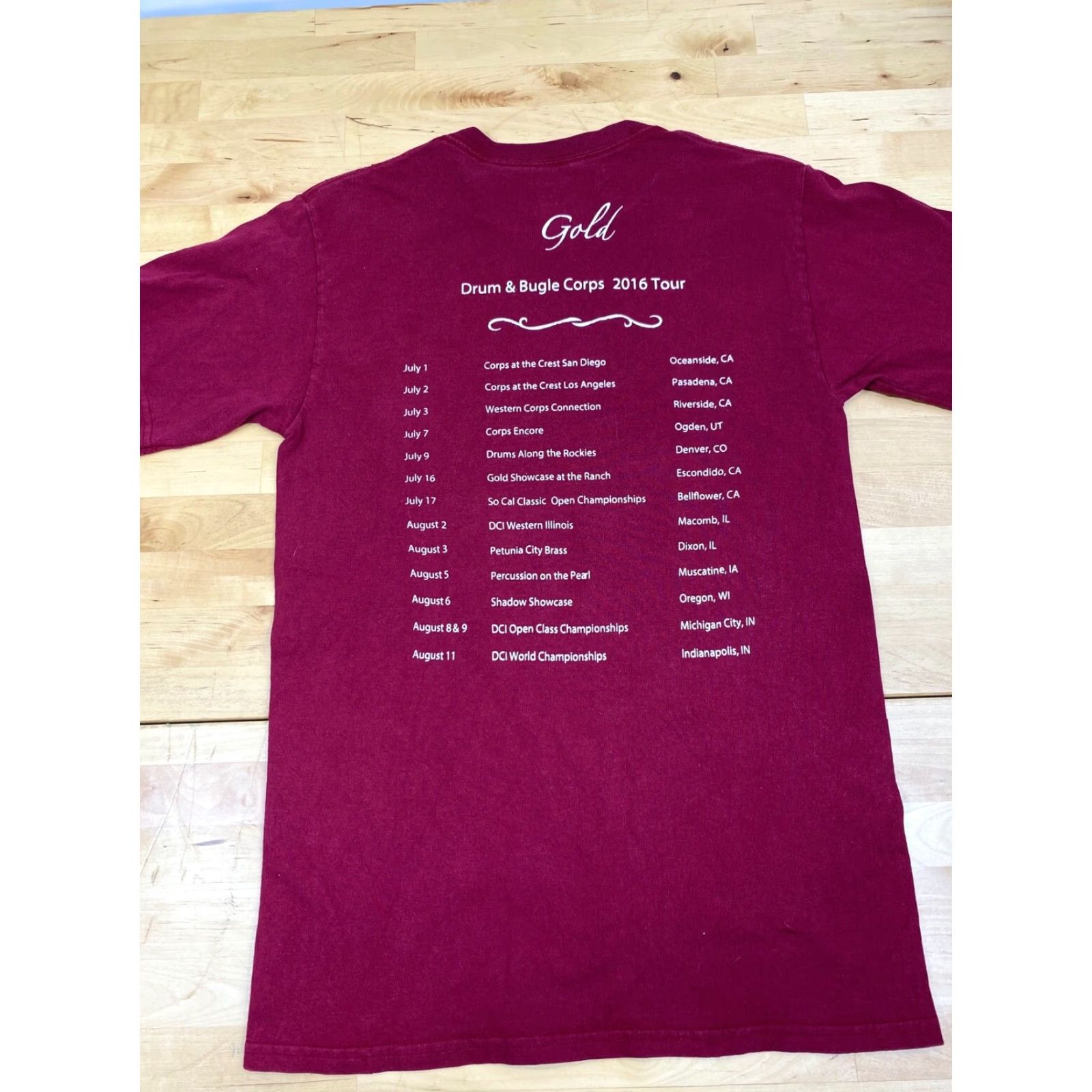 Hanes VINTAGE Hanes Burgundy Dia De Los Muertos T Shirt Men S Crew Neck Short Sleeve 1017 Size US S / EU 44-46 / 1 - 7 Thumbnail