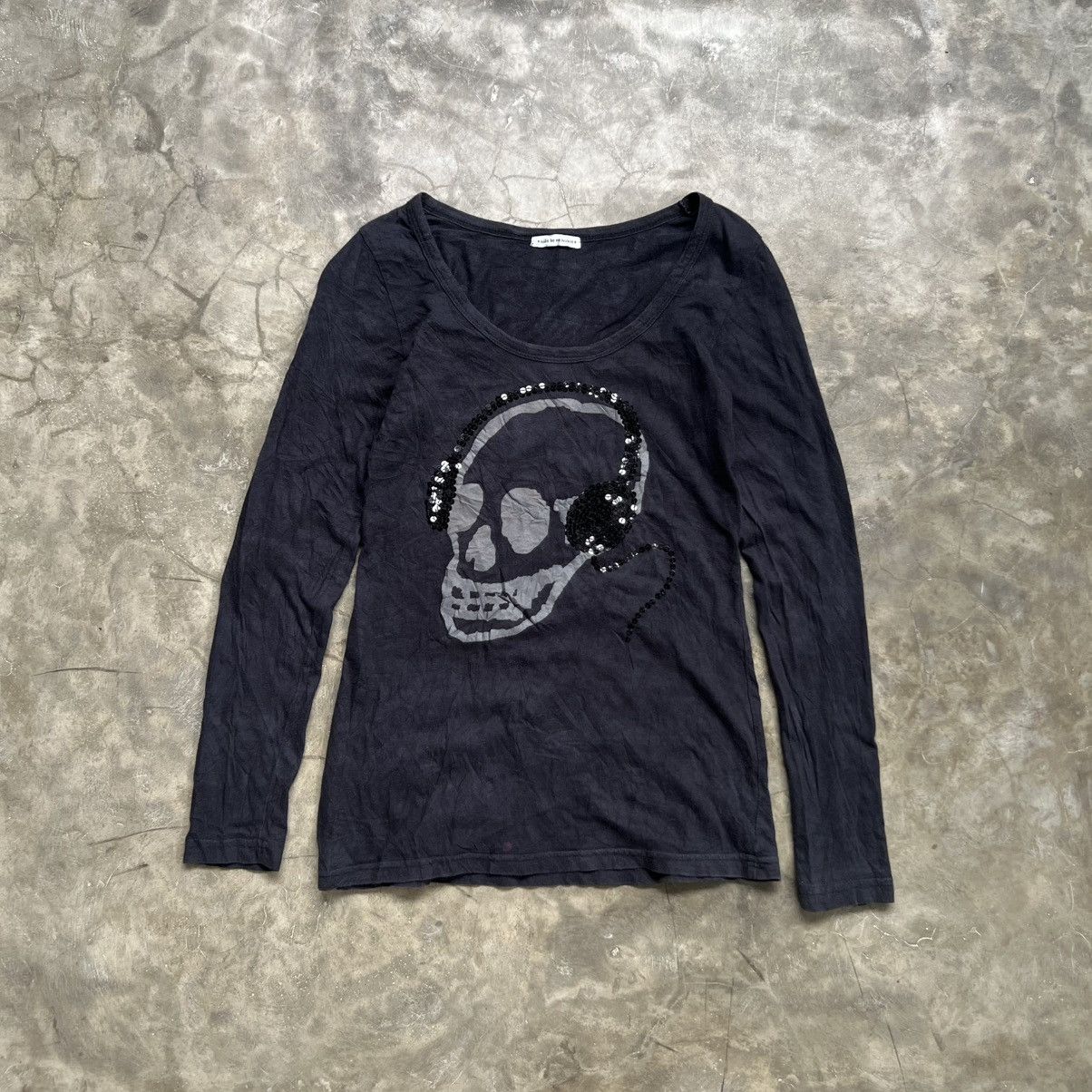 Hysteric Glamour 2000s Babe be Equivalent Skull Long Sleeve Shirt Size M / US 6-8 / IT 42-44 - 1 Thumbnail