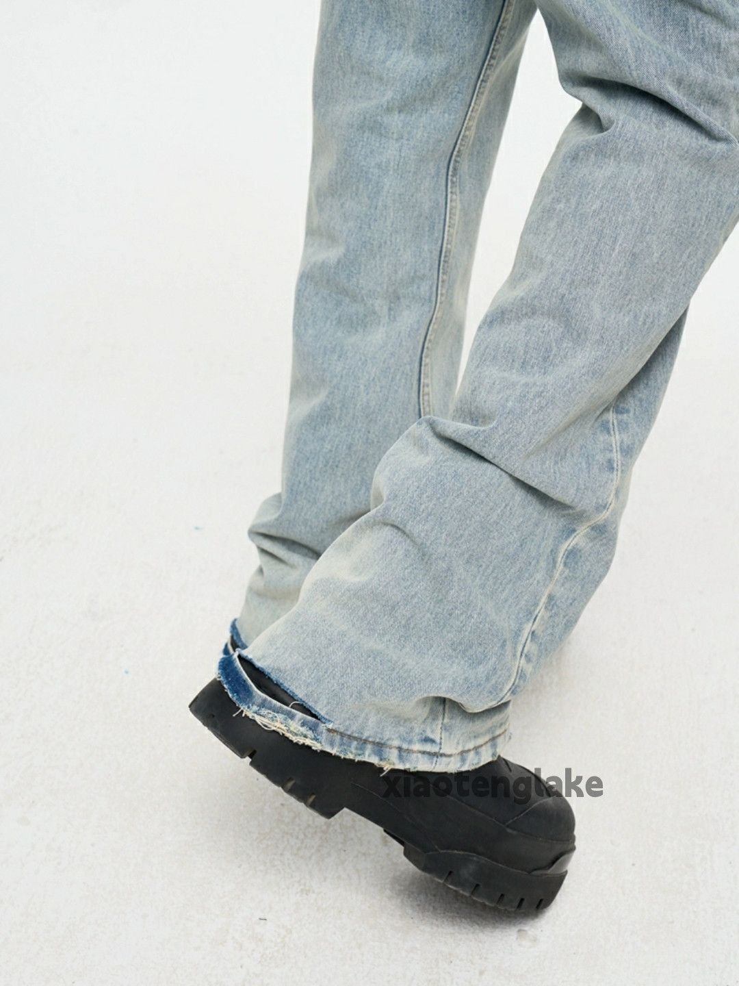 Jean × Vintage washed faded cleanfit yuppie y2k bootcut flared jeans Size US 28 / EU 44 - 5 Thumbnail