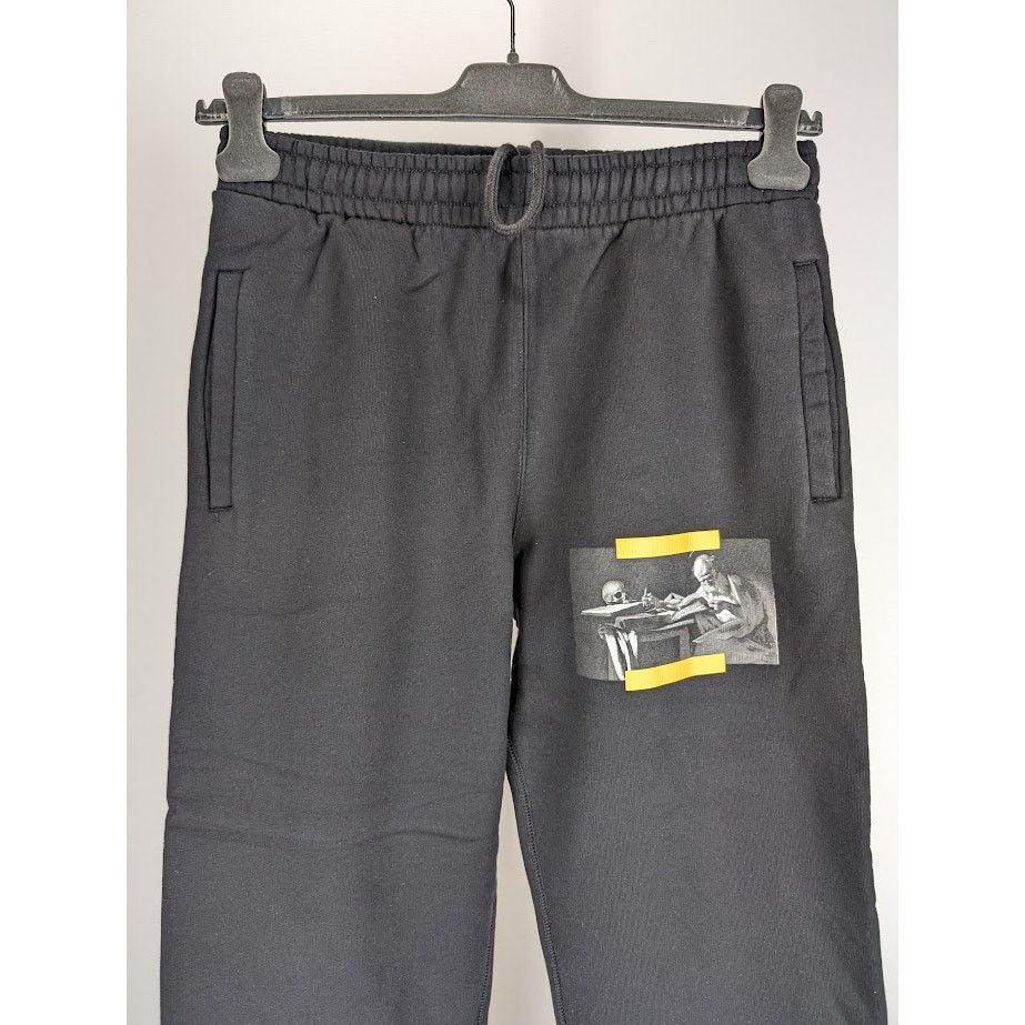 Off-White o1rshd1 Carav Painting Shorten Sweatpant & Jogger Size US 32 / EU 48 - 4 Thumbnail