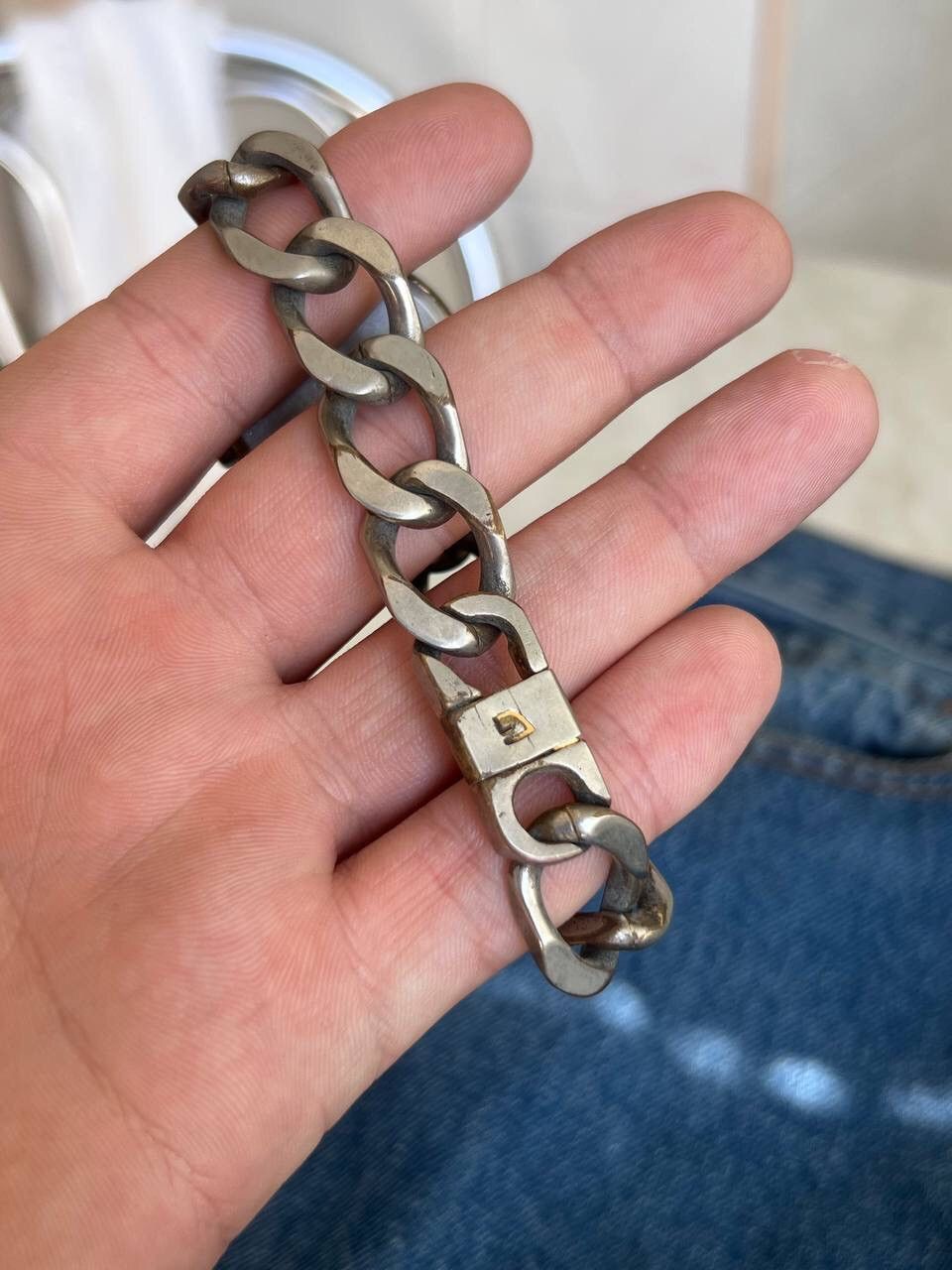 Japanese Brand × Vintage Vintage Japanese style Chain Metal futuristic Watch Bracelet Size ONE SIZE - 5 Thumbnail