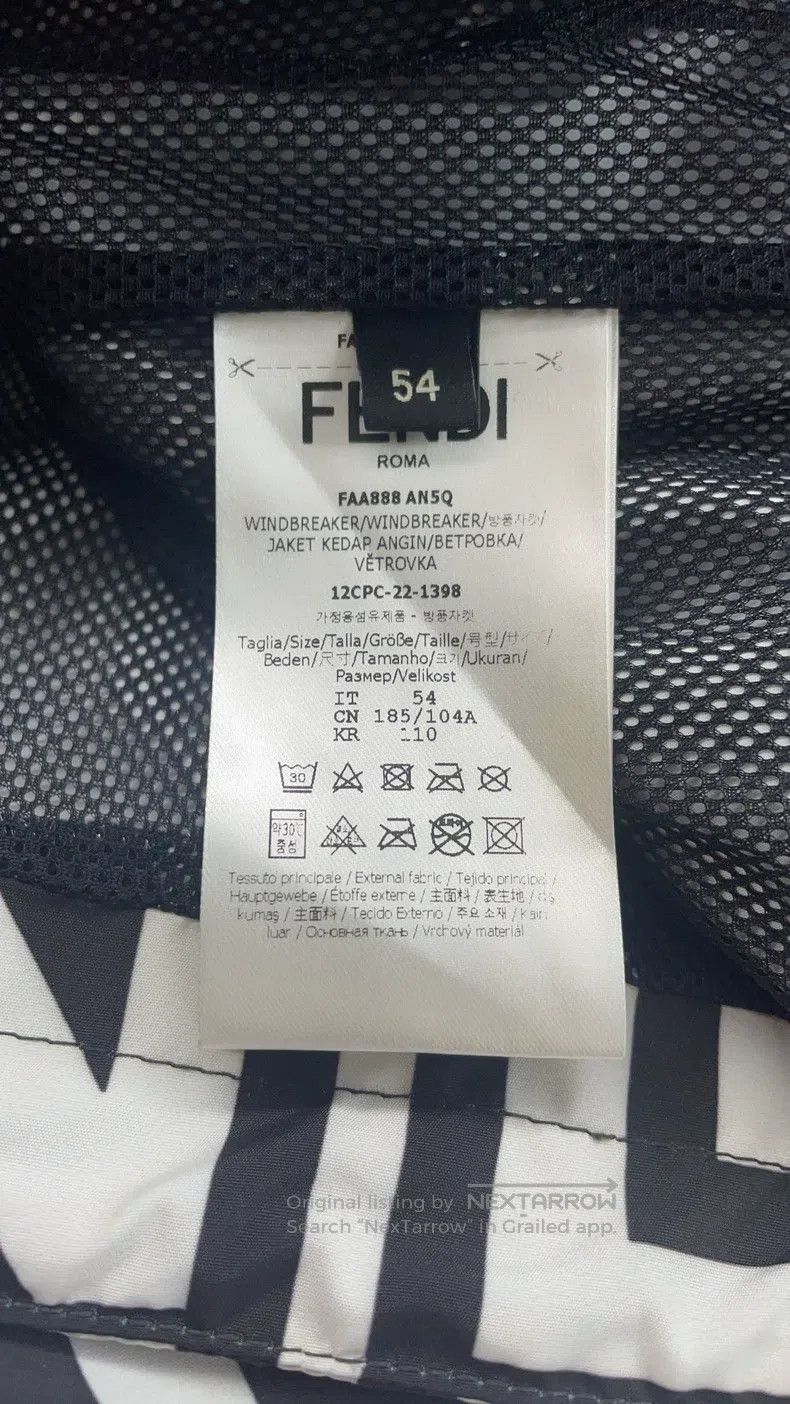 Fendi Fendi Collaboration fully printed logo zip-up coat Size US L / EU 52-54 / 3 - 4 Thumbnail