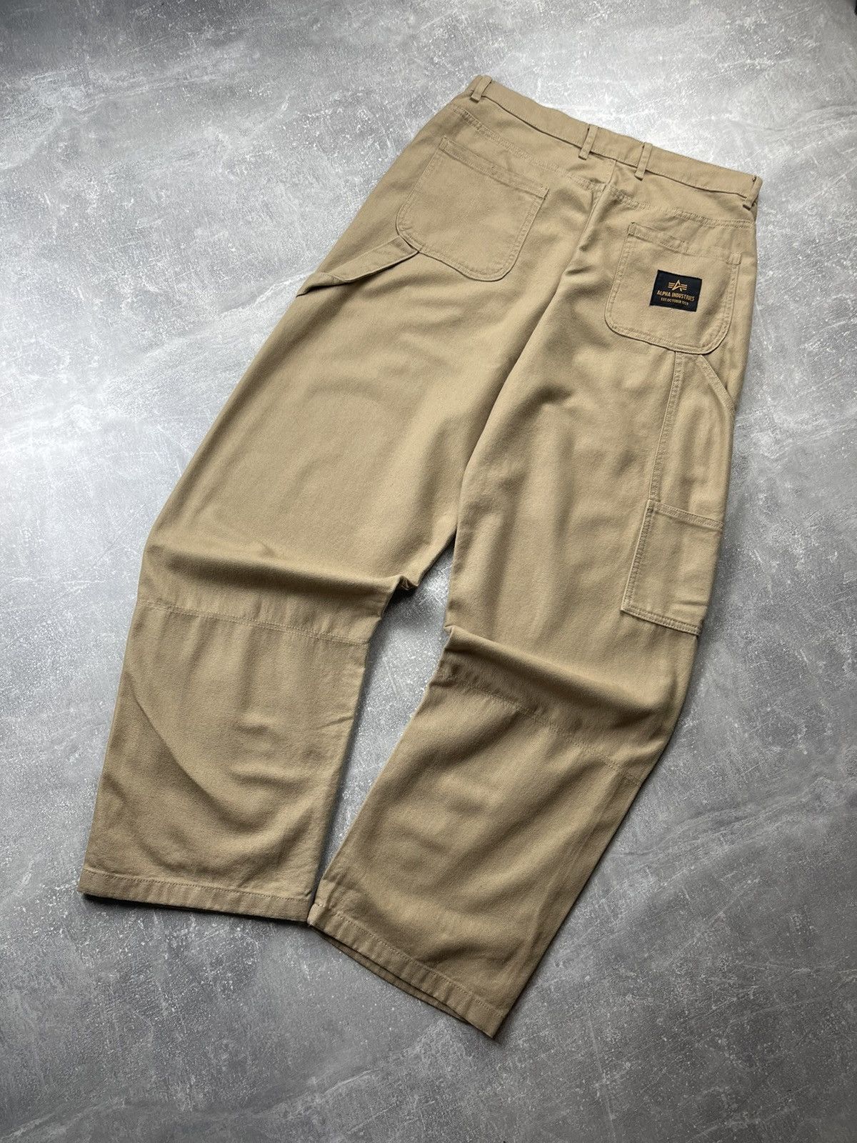 Alpha Industries Alpha Industries Aviation Utility Cargo Pants Sand Beige Size US 33 - 1 Thumbnail