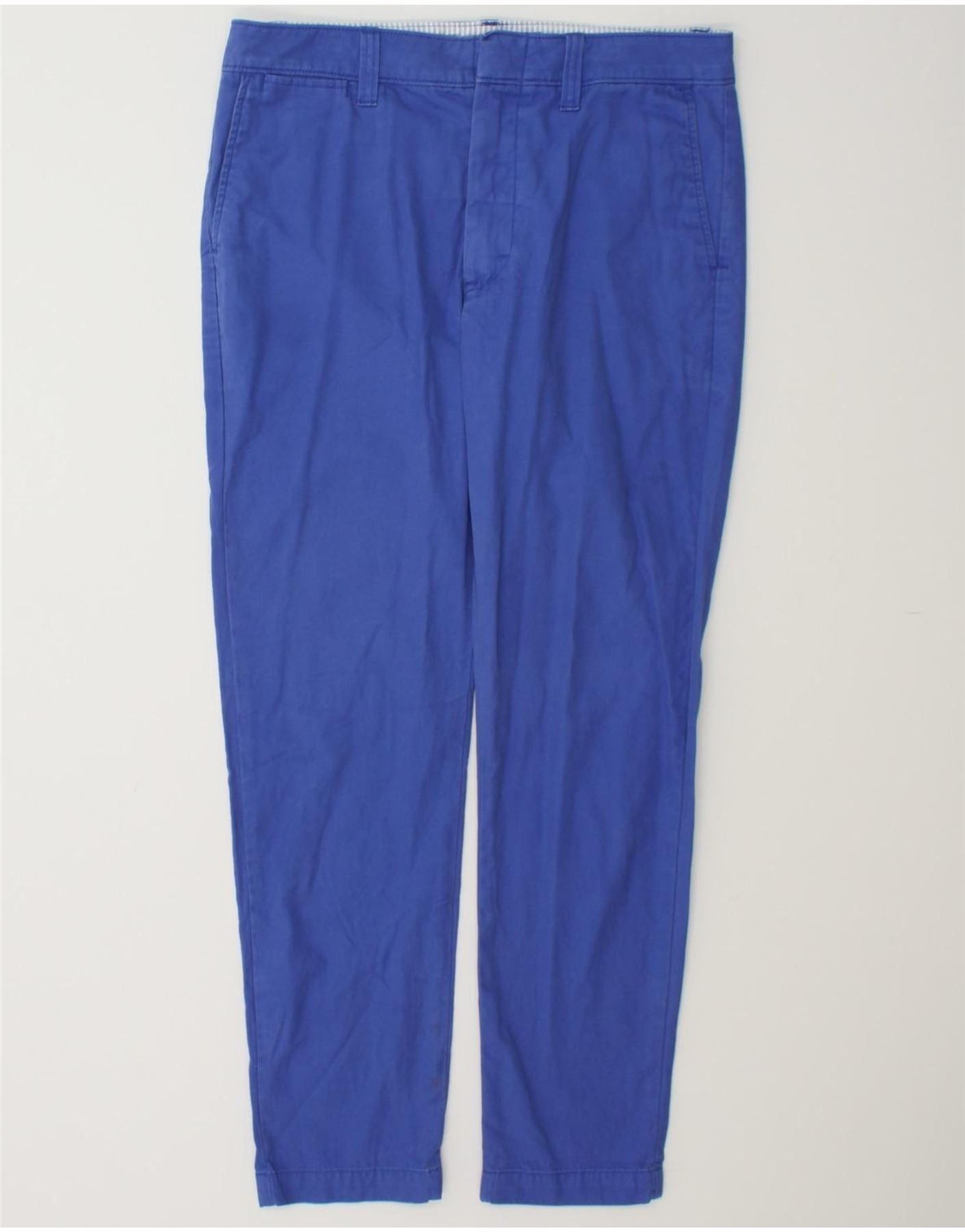 Ralph Lauren Womens Slim Chino Trousers US 6 Medium W30 L28 Blue Cotton Size 26" / US 2 / IT 38 - 1 Thumbnail