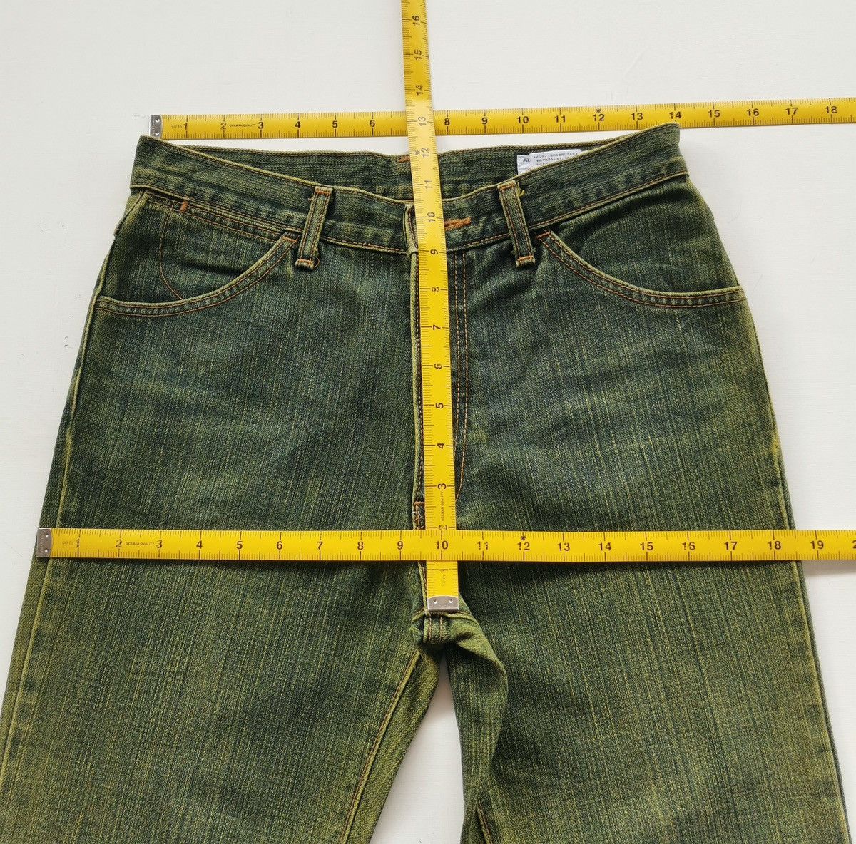 Wrangler Green Denim Vintage Wrangler Bootcut Jeans Size 28" / US 6 / IT 42 - 11 Thumbnail