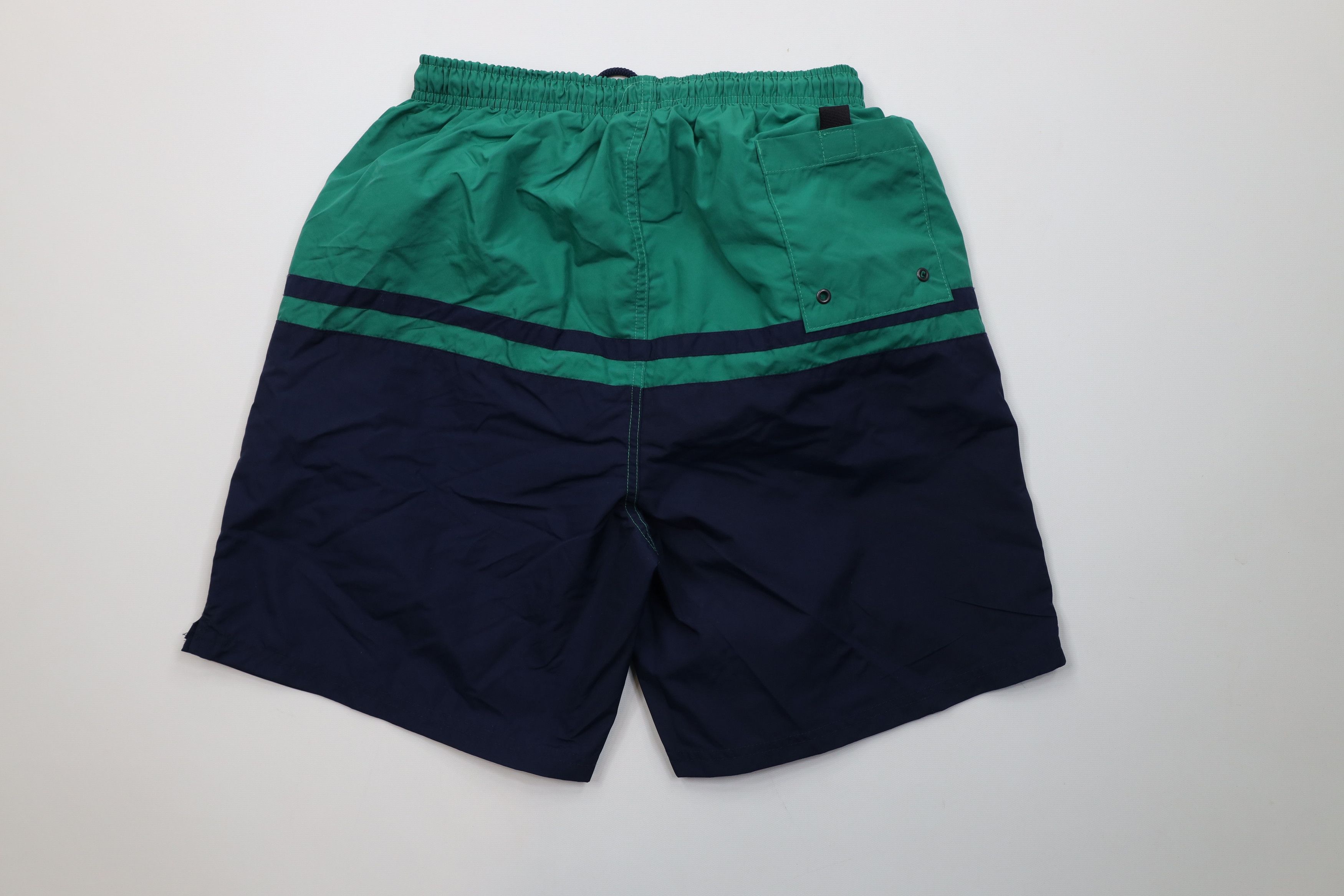 Polo Ralph Lauren Vintage 90s Ralph Lauren Stencil Stamp Lined Shorts Trunks Size US 30 / EU 46 - 8 Thumbnail
