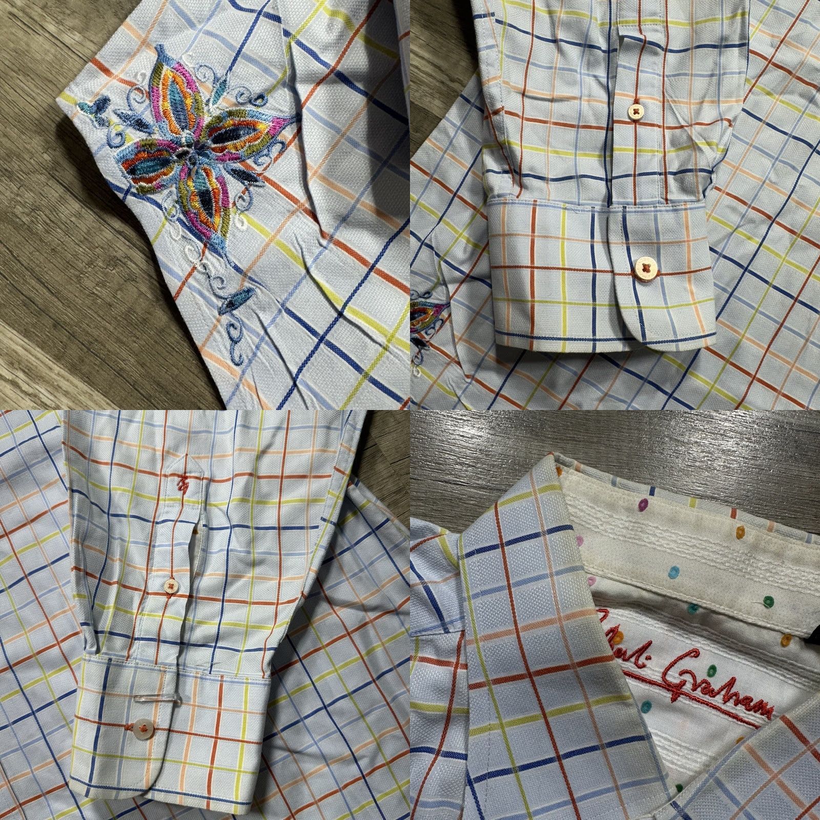 Robert Graham Robert Graham Shirt Mens 2XL Plaid Button-Up Multicolor Preppy Size US XXL / EU 58 / 5 - 8 Thumbnail