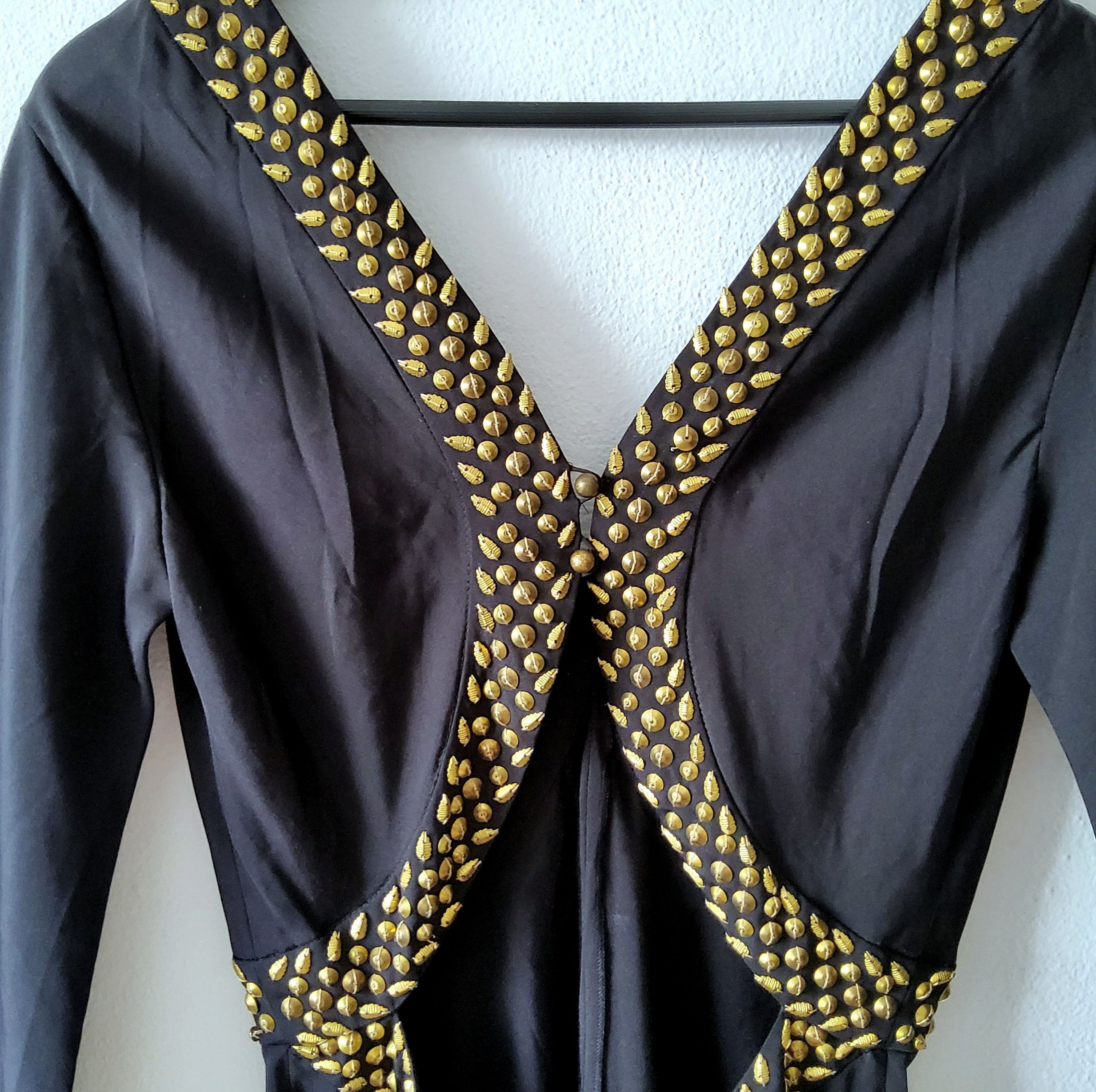 Chloe Chloé vintage 2003 hand beaded silk midi dress Size M / US 6-8 / IT 42-44 - 5 Thumbnail