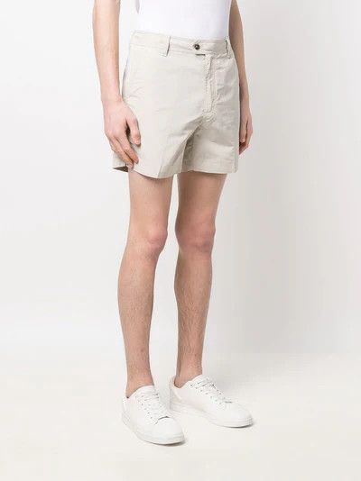 Tom Ford o1loc1c0724 TFP260 Faille Short in Whtie Size US 31 - 4 Thumbnail
