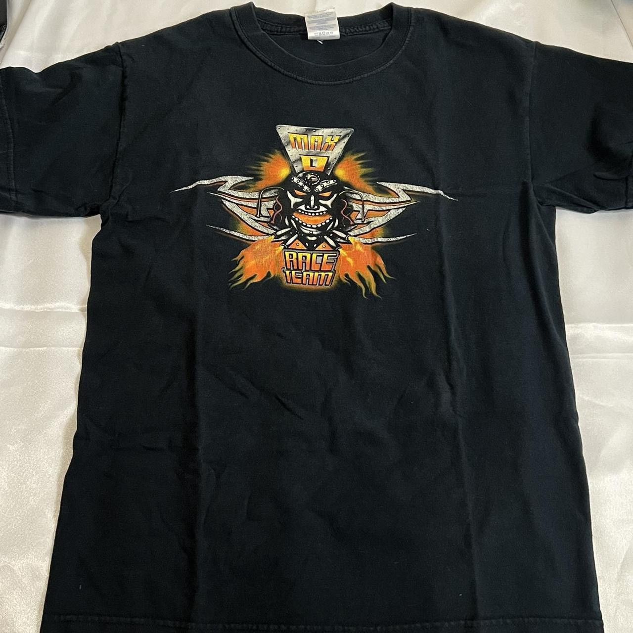 Vintage Vintage black tee and orange logo Size US M / EU 48-50 / 2 - 2 Thumbnail