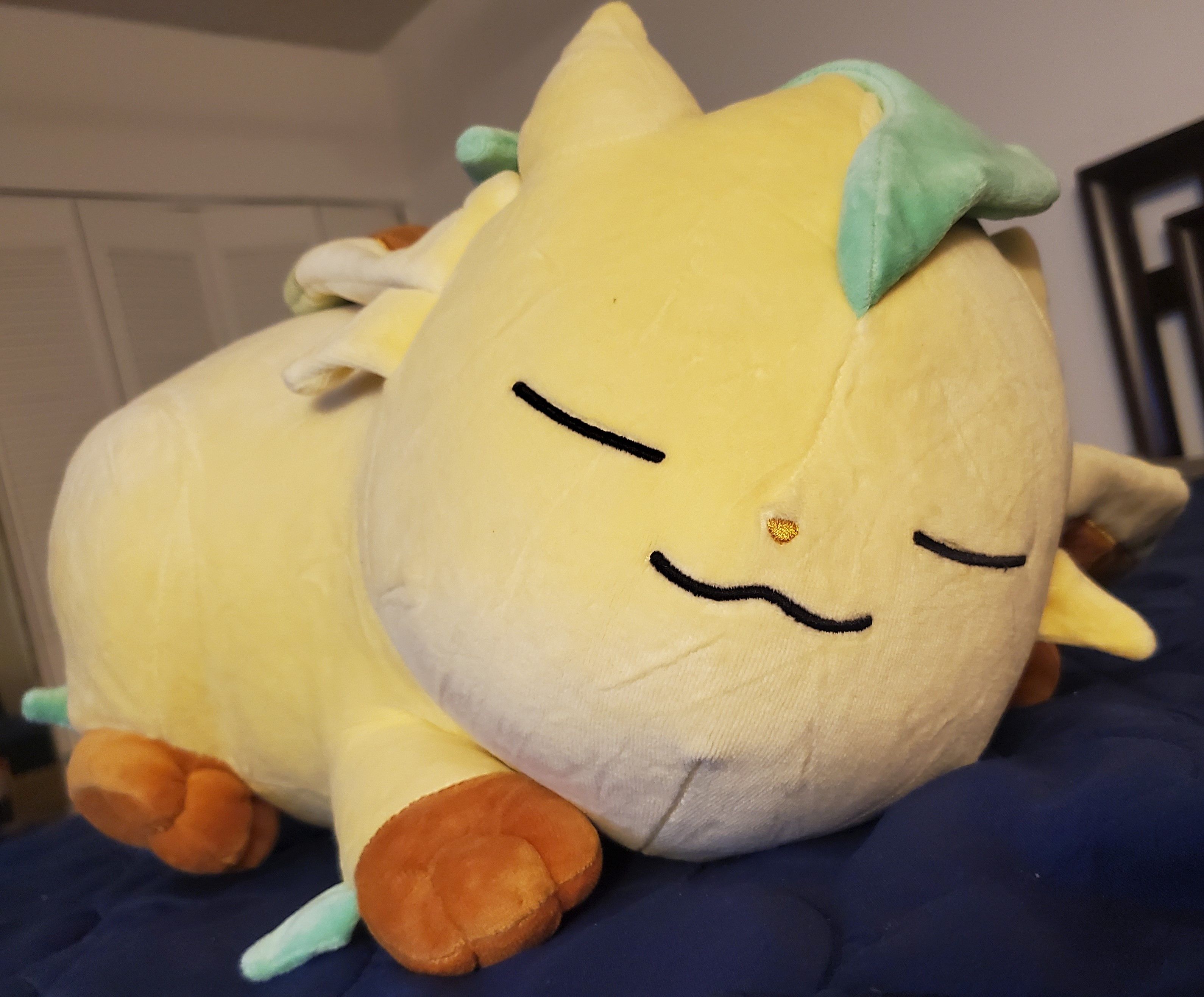 Pokemon Pokemon Center Leafeon Sleeper Plush Eeveelution Authentic Size ONE SIZE - 1 Thumbnail