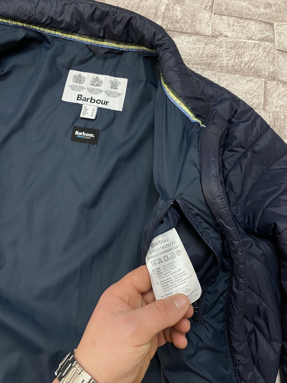 Barbour × Vintage Barbour Women’s Fibre Down Size XL / US 12-14 / IT 48-50 - 10 Thumbnail