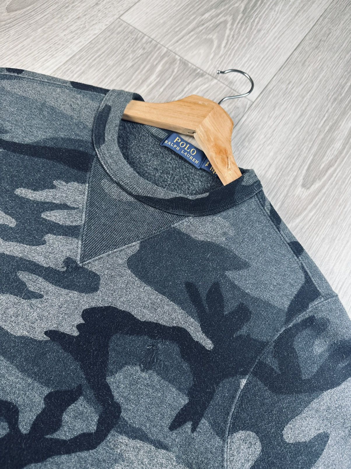 Polo Ralph Lauren × Ralph Lauren Polo Ralph Lauren camo sweatshirt hoodie military size S Size US S / EU 44-46 / 1 - 4 Thumbnail