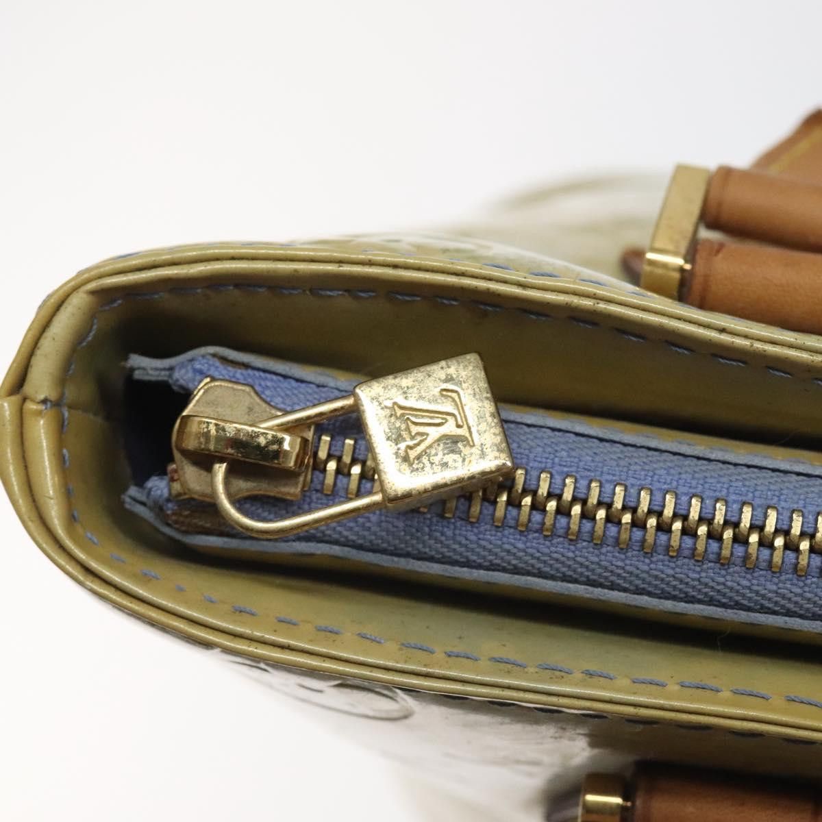 Louis Vuitton LOUIS VUITTON Monogram Vernis Houston Hand Bag Lavande Size ONE SIZE - 10 Thumbnail
