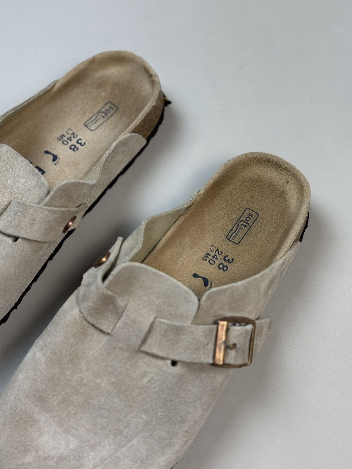 Birkenstock Birkenstock Boston Ladies Suede Clogs Sabo Shoes Flats Size US 7 / IT 37 - 10 Thumbnail
