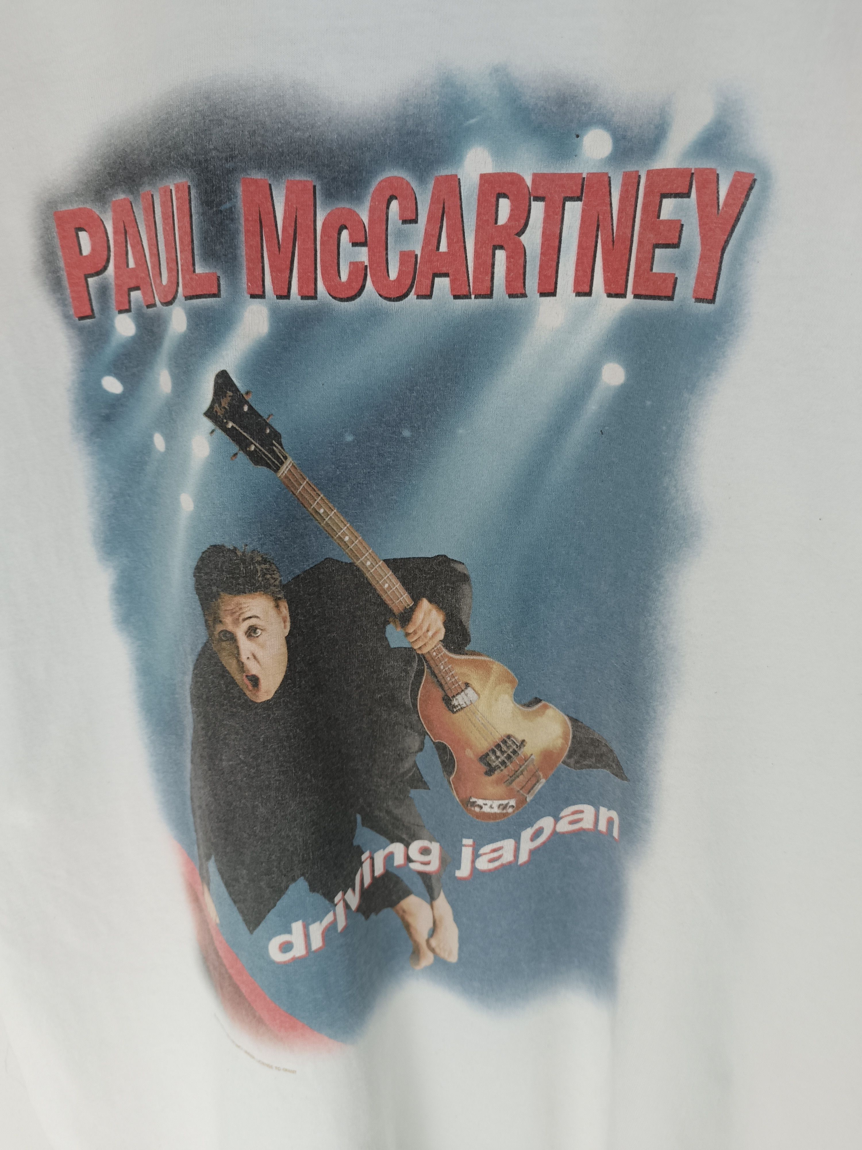 Band Tees VINTAGE 2000s PAUL MCCARTNEY JAPAN TOUR BEATLES ROCK RARE TS Size US L / EU 52-54 / 3 - 8 Thumbnail