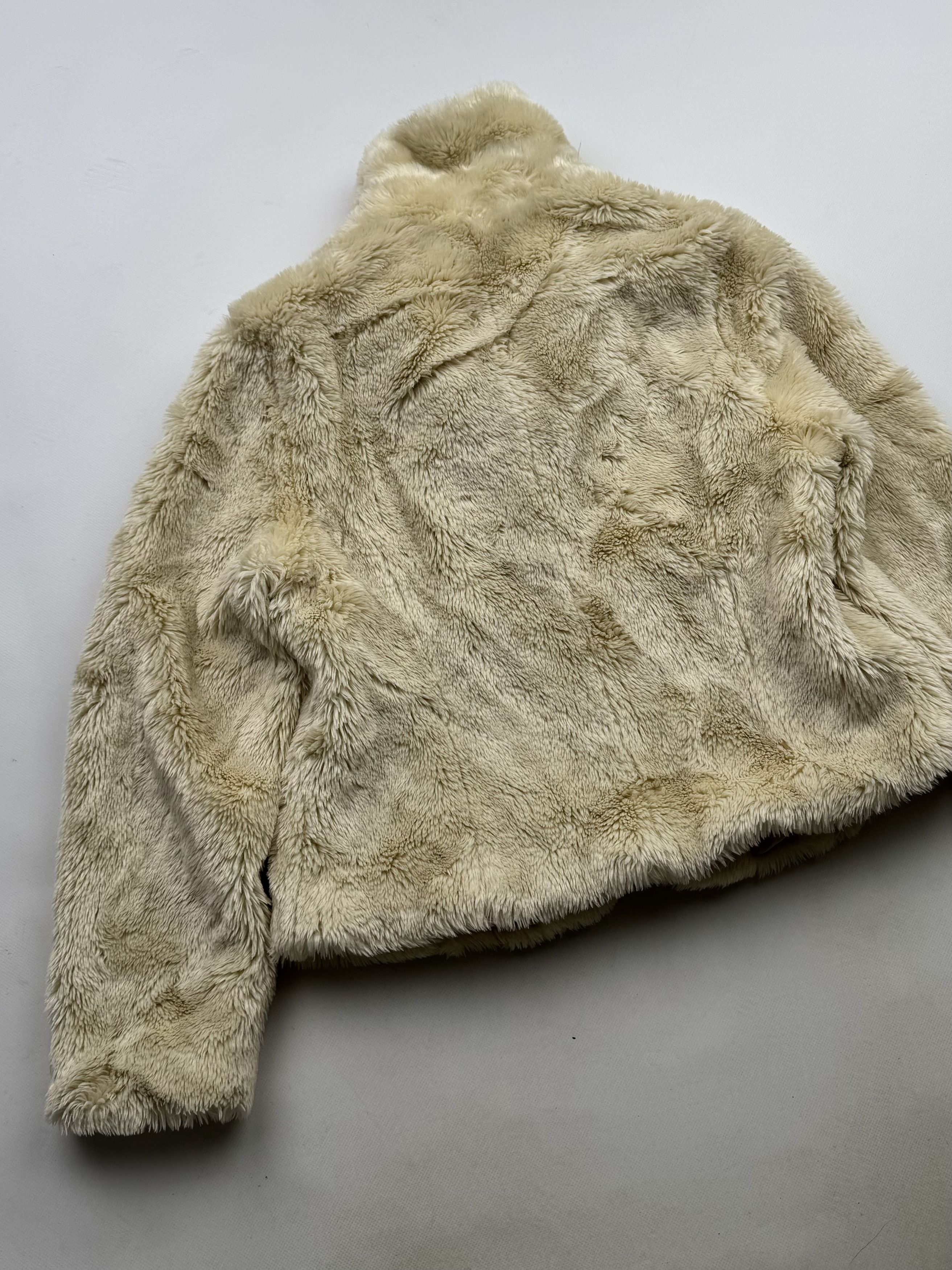 Japanese Brand 00's Faux Fur Coat B60 E2(V419) Size M / US 6-8 / IT 42-44 - 7 Thumbnail