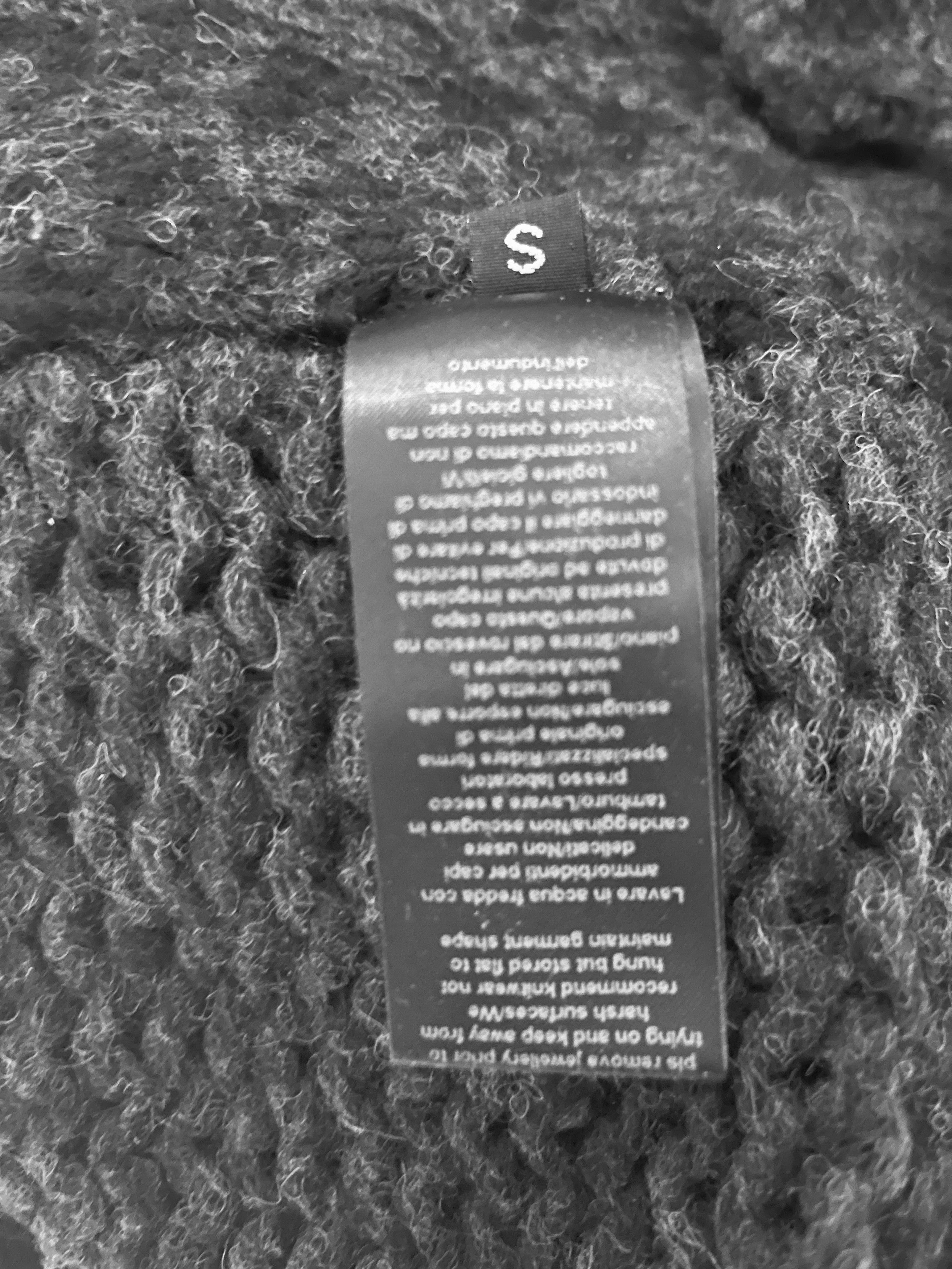 Isabel Benenato superfine alpaca knit sweater/ asymmetrical hem Size US S / EU 44-46 / 1 - 14 Thumbnail