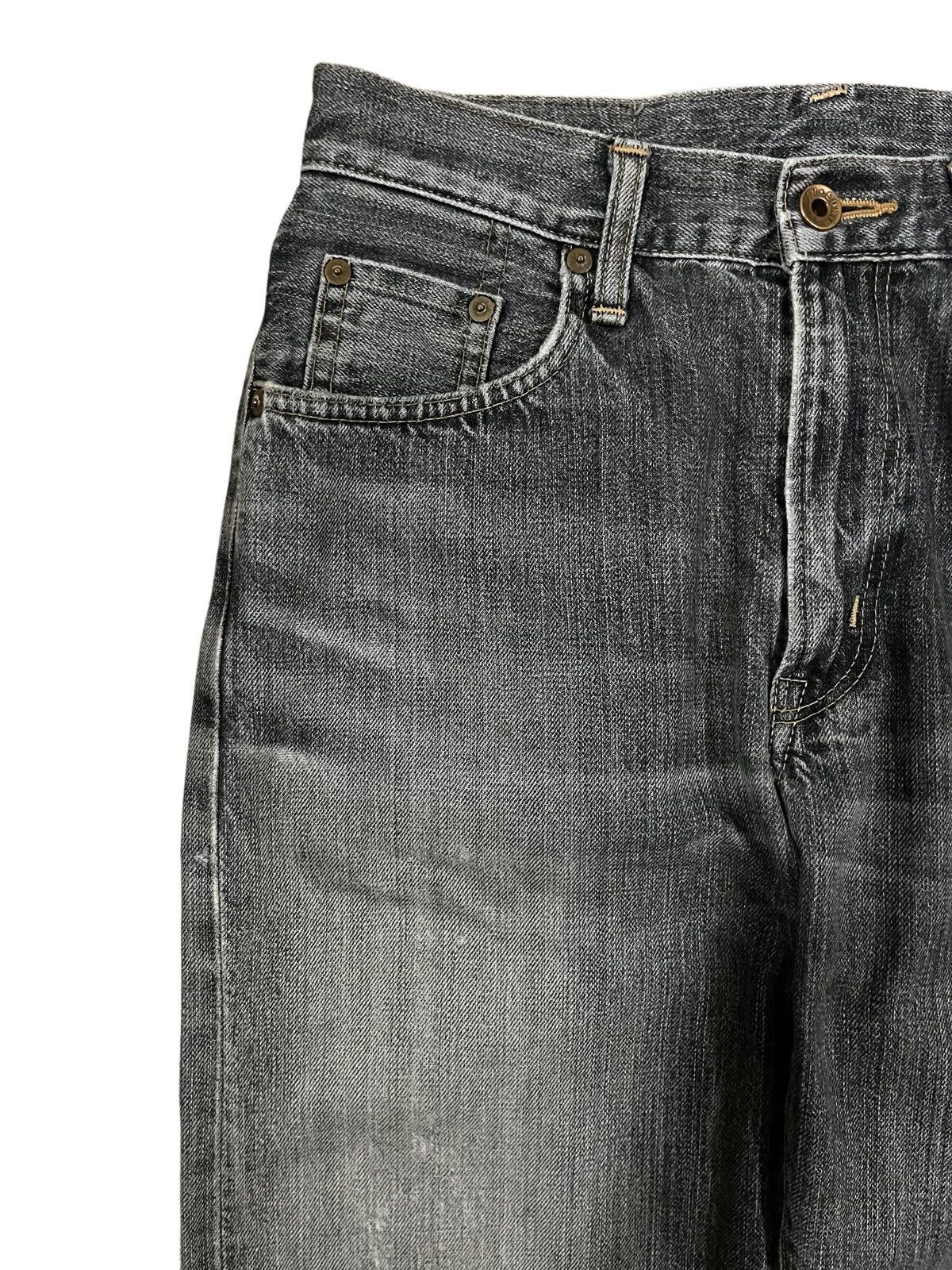 14th Addiction × Edwin Vintage Edwin Black Faded Distressed Loose Fit Jeans Size US 28 / EU 44 - 17 Thumbnail