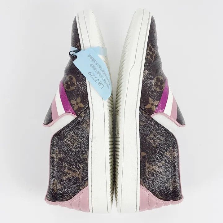 Louis Vuitton Louis Vuitton Tri-Color Striped Casual Sneakers -2508 Size US 7 / EU 40 - 4 Thumbnail