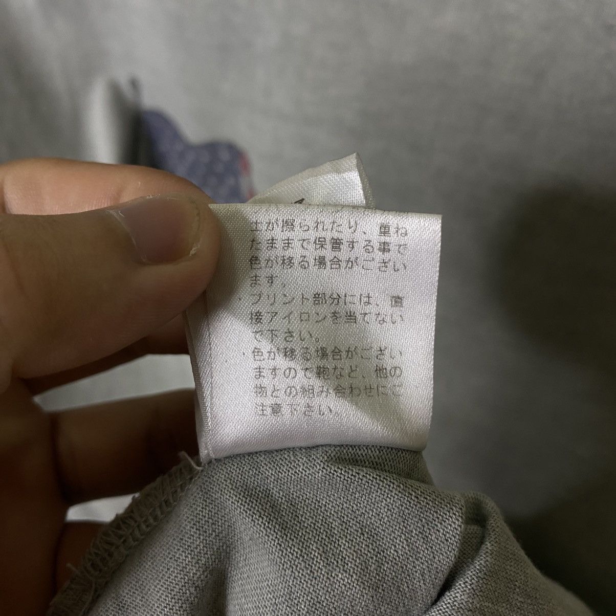 Japanese Brand Niko And ... Bear USA Flag Washed Grey LS T Shirt Size US M / EU 48-50 / 2 - 7 Thumbnail