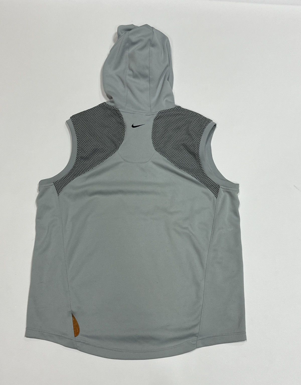 Vintage Vintage Nike Shox Hooded Vest Gray Drill Men’s M Size Size US M / EU 48-50 / 2 - 2 Thumbnail