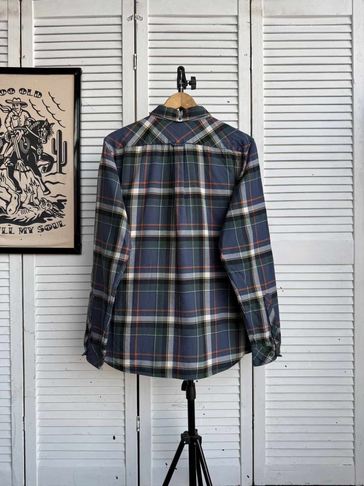 Lacoste Lacoste LIVE Tartan Plaid Button Up Shirt Double Pocket Size US M / EU 48-50 / 2 - 2 Thumbnail