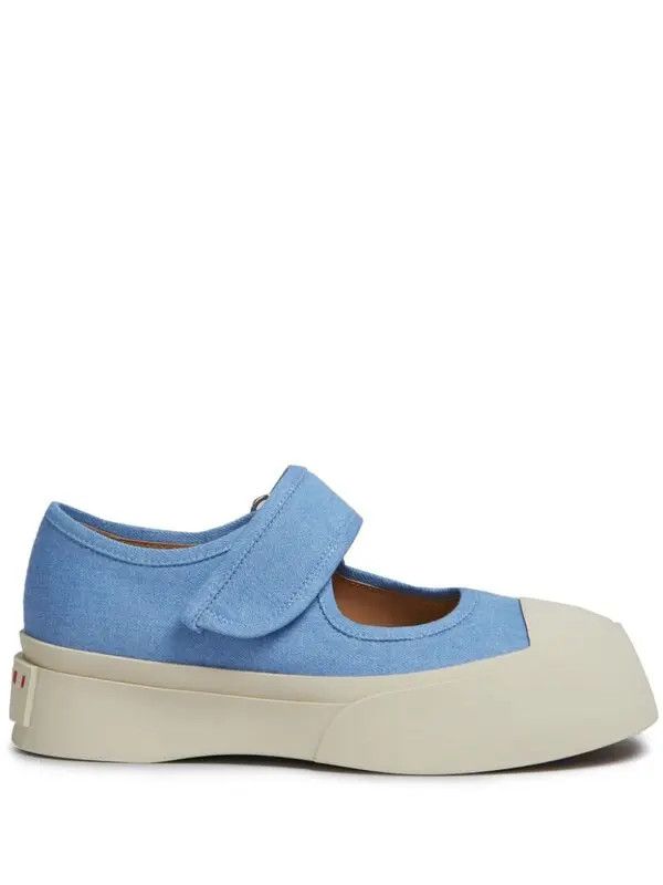 Marni o1w1db11125 Pablo Mare Jane Sneakers in Blue Size US 7 / IT 37 - 2 Thumbnail