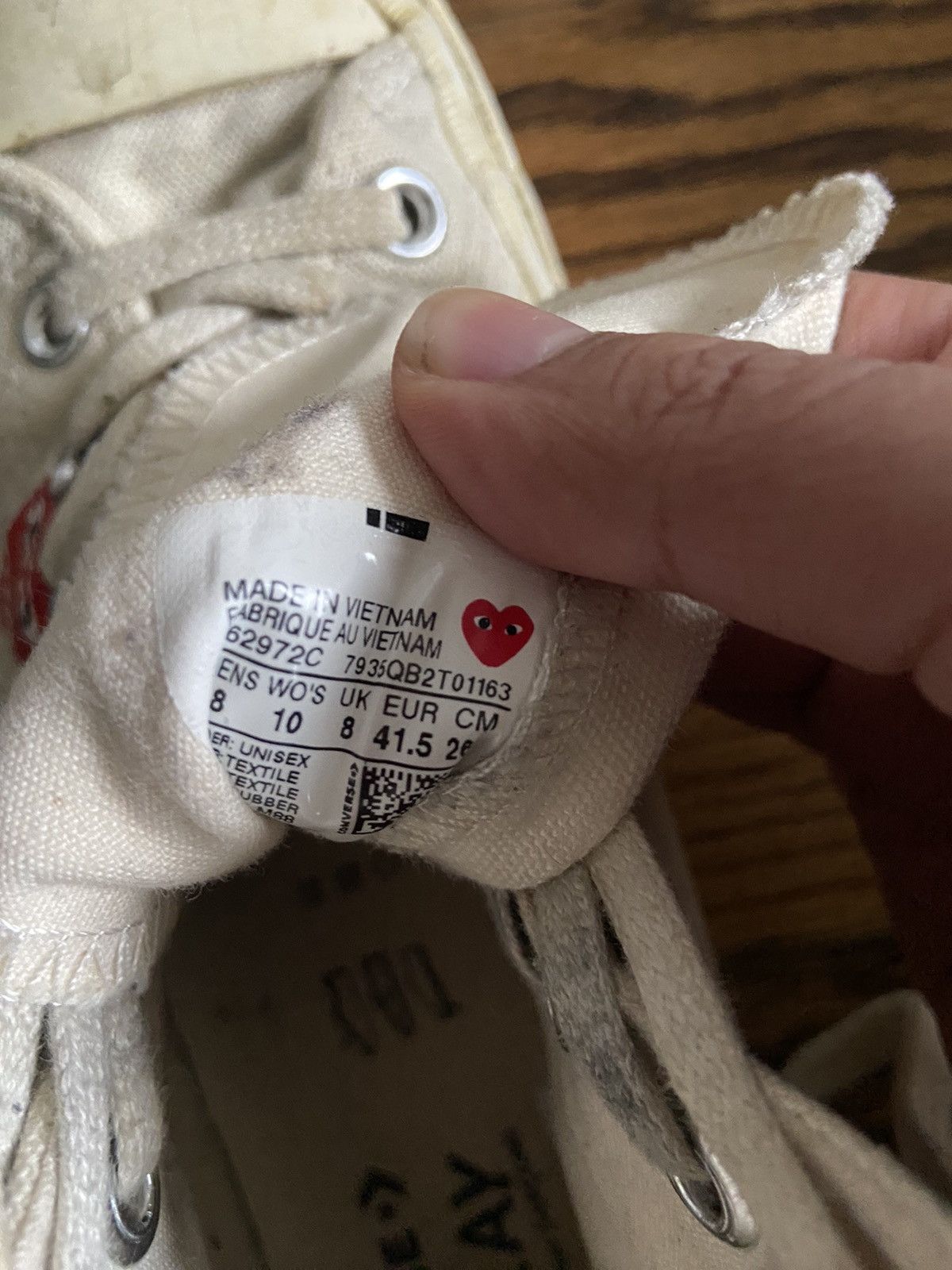 Comme des Garcons × Converse CDG Converse multi heart Size US 8 / EU 41 - 5 Thumbnail