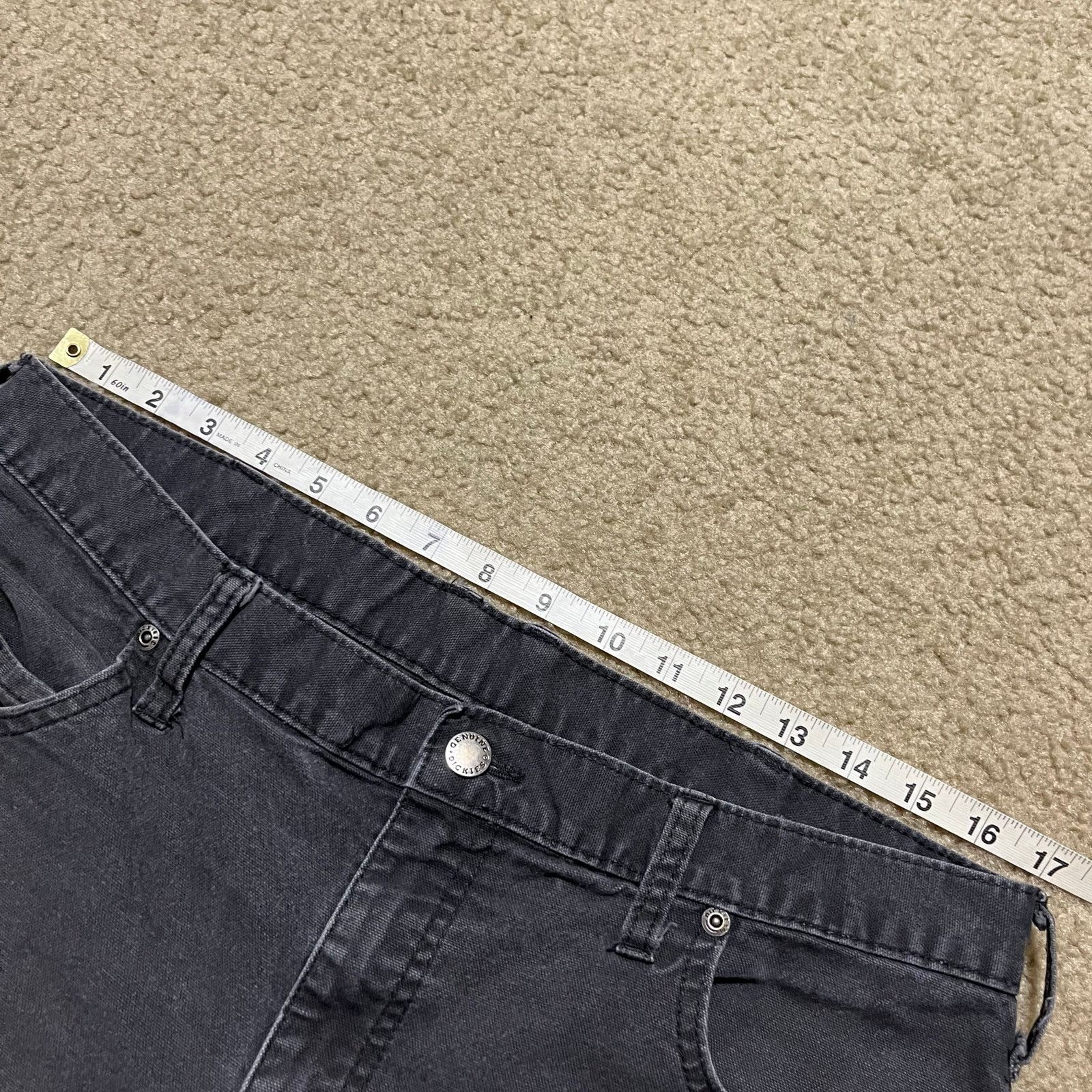 Dickies Dickies Carpenter Cargo Distressed Black Work Pants 34x31.5 Size US 34 / EU 50 - 5 Thumbnail
