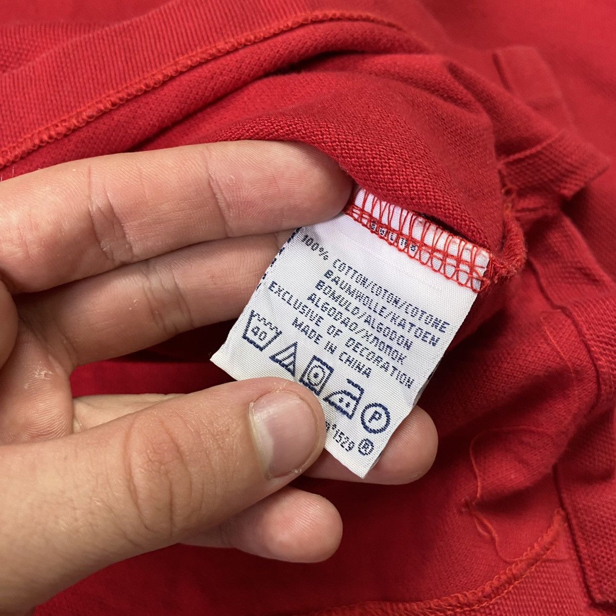 Vintage Vintage Polo Ralph Lauren Small logo basic Longsleeve polo Size US L / EU 52-54 / 3 - 8 Thumbnail
