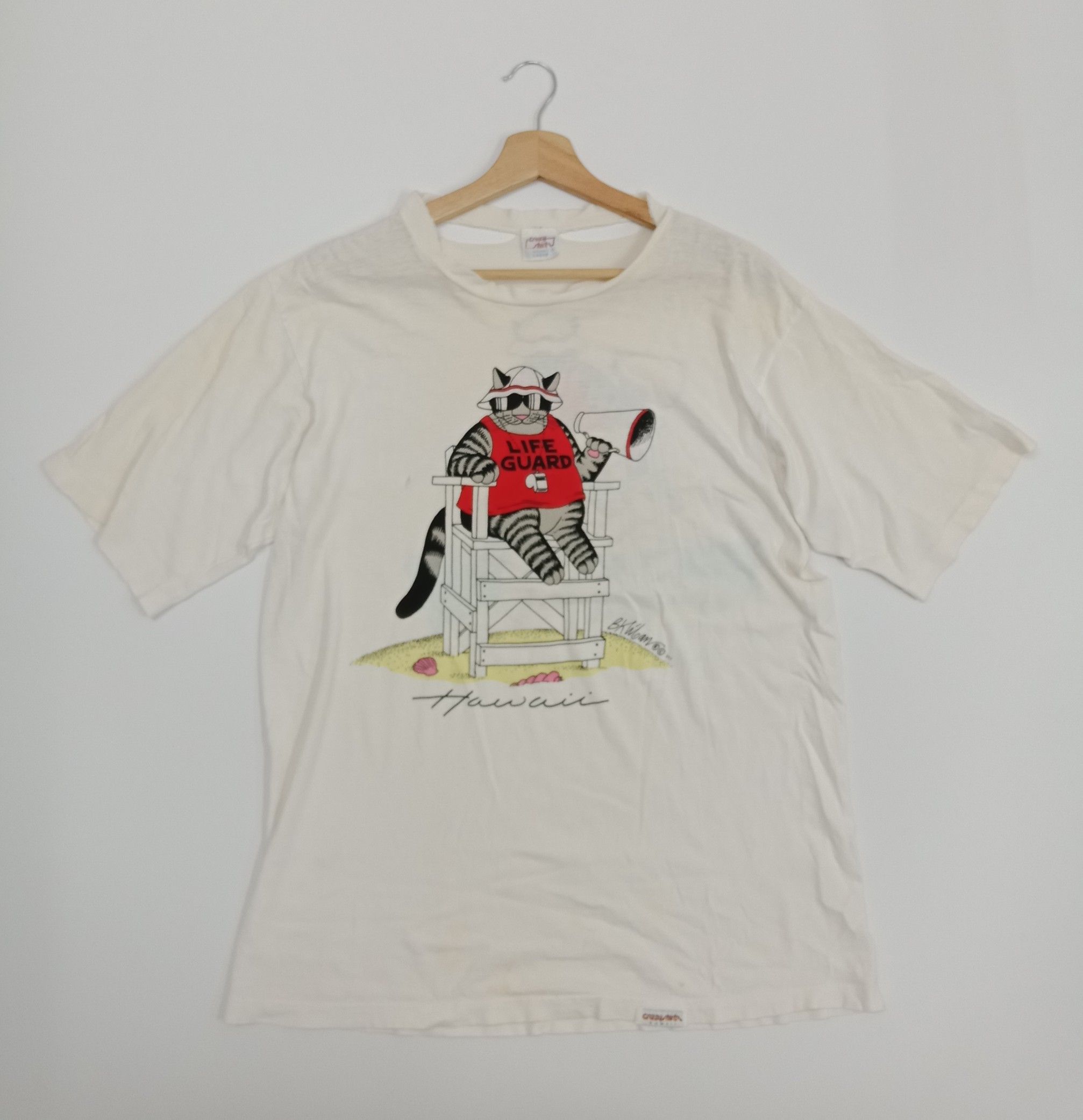 Vintage Vintage Cat Hawaii Distressed #D Size US L / EU 52-54 / 3 - 1 Thumbnail