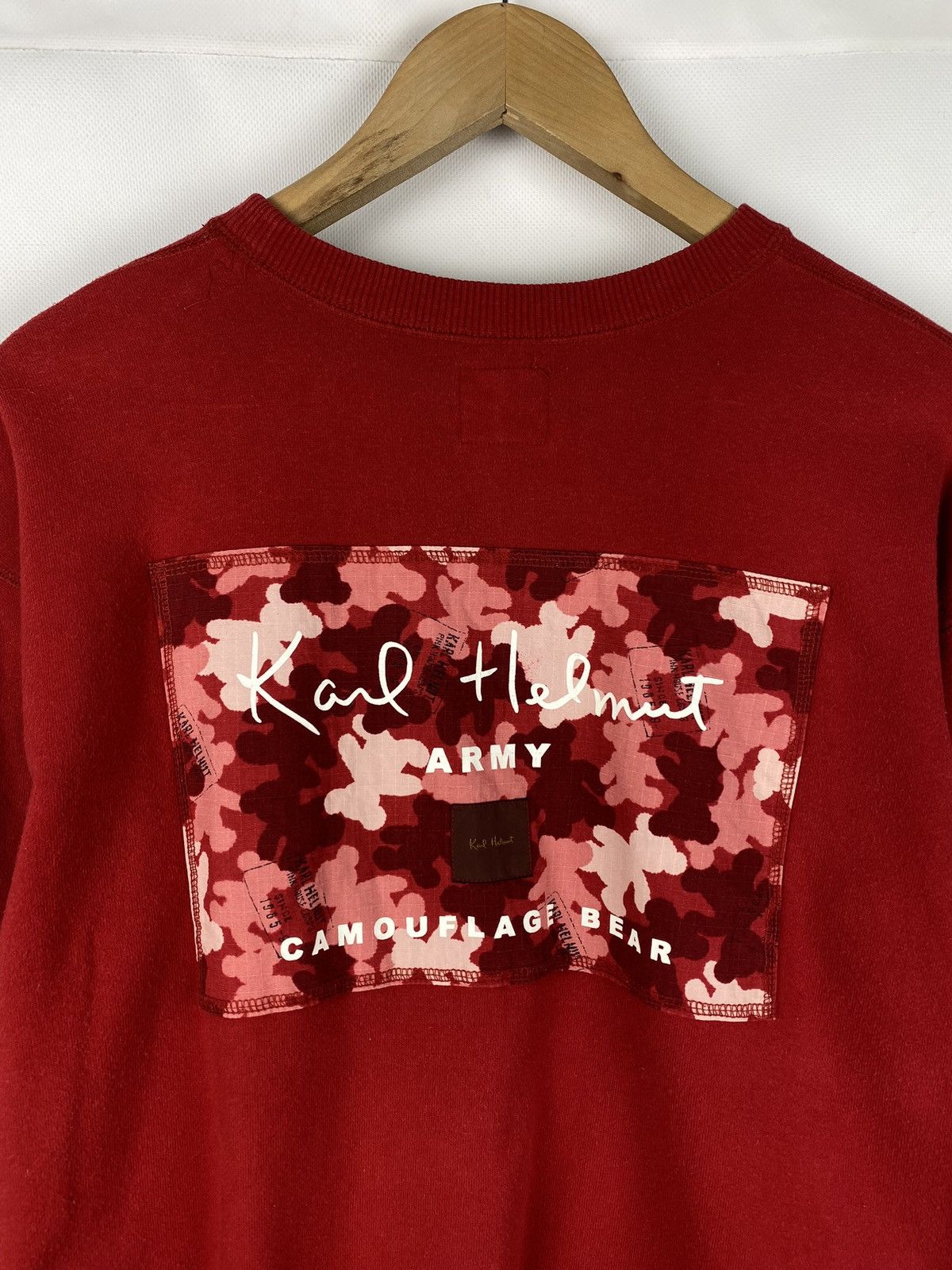 Japanese Brand × Karl Helmut Karl Helmut Pink House Bear Logo men’s sweatshirt Japan Size US M / EU 48-50 / 2 - 20 Thumbnail