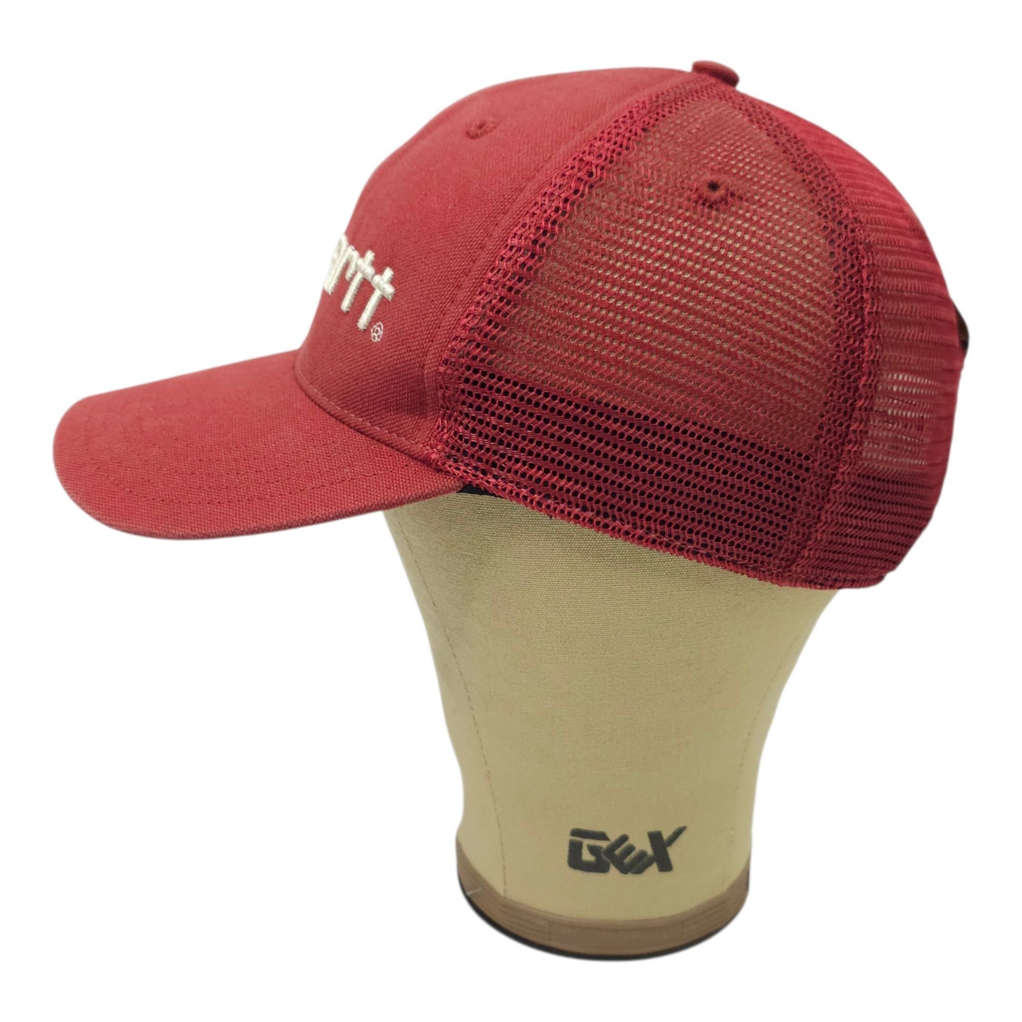 Carhartt Carhartt Canvas Mesh Back Logo Graphic Cap Hat Snapback Size ONE SIZE - 9 Thumbnail
