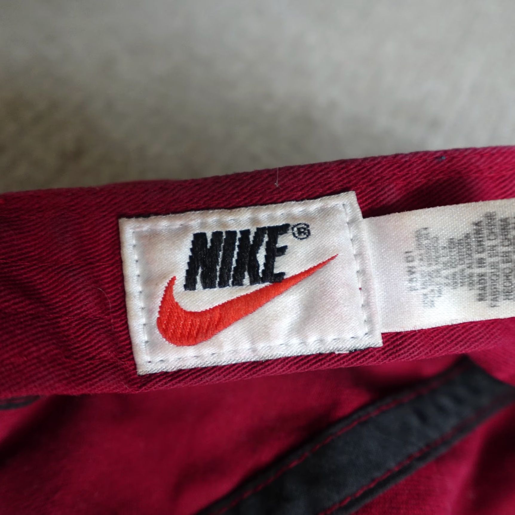 Nike VINTAGE Nike Athletics Hat 4 Panel Strapback Red Gray Tag Adjustable Mens Baseball Cap Size ONE SIZE - 4 Thumbnail