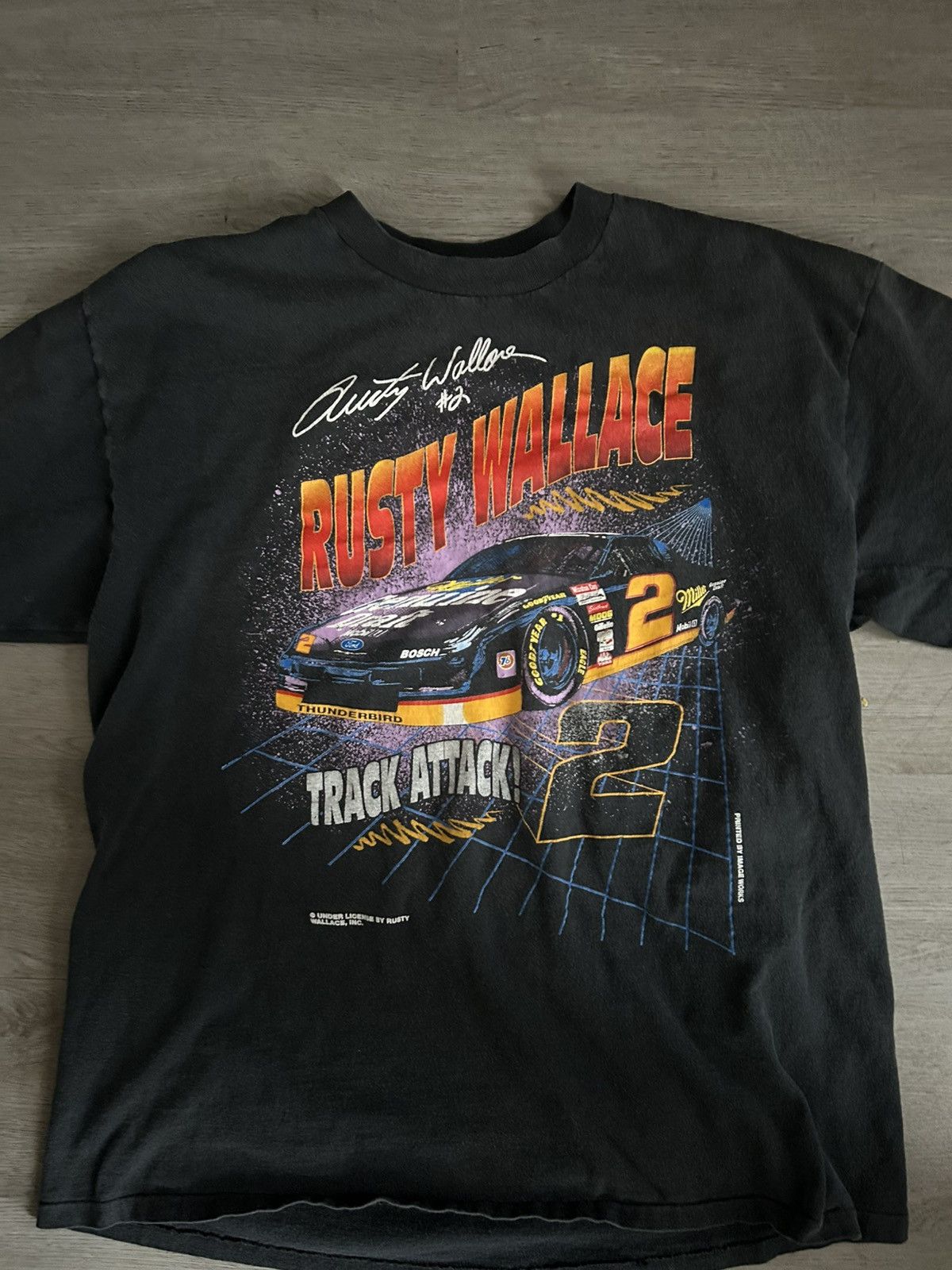 Vintage VINTAGE X NASCAR Size US XL / EU 56 / 4 - 2 Thumbnail