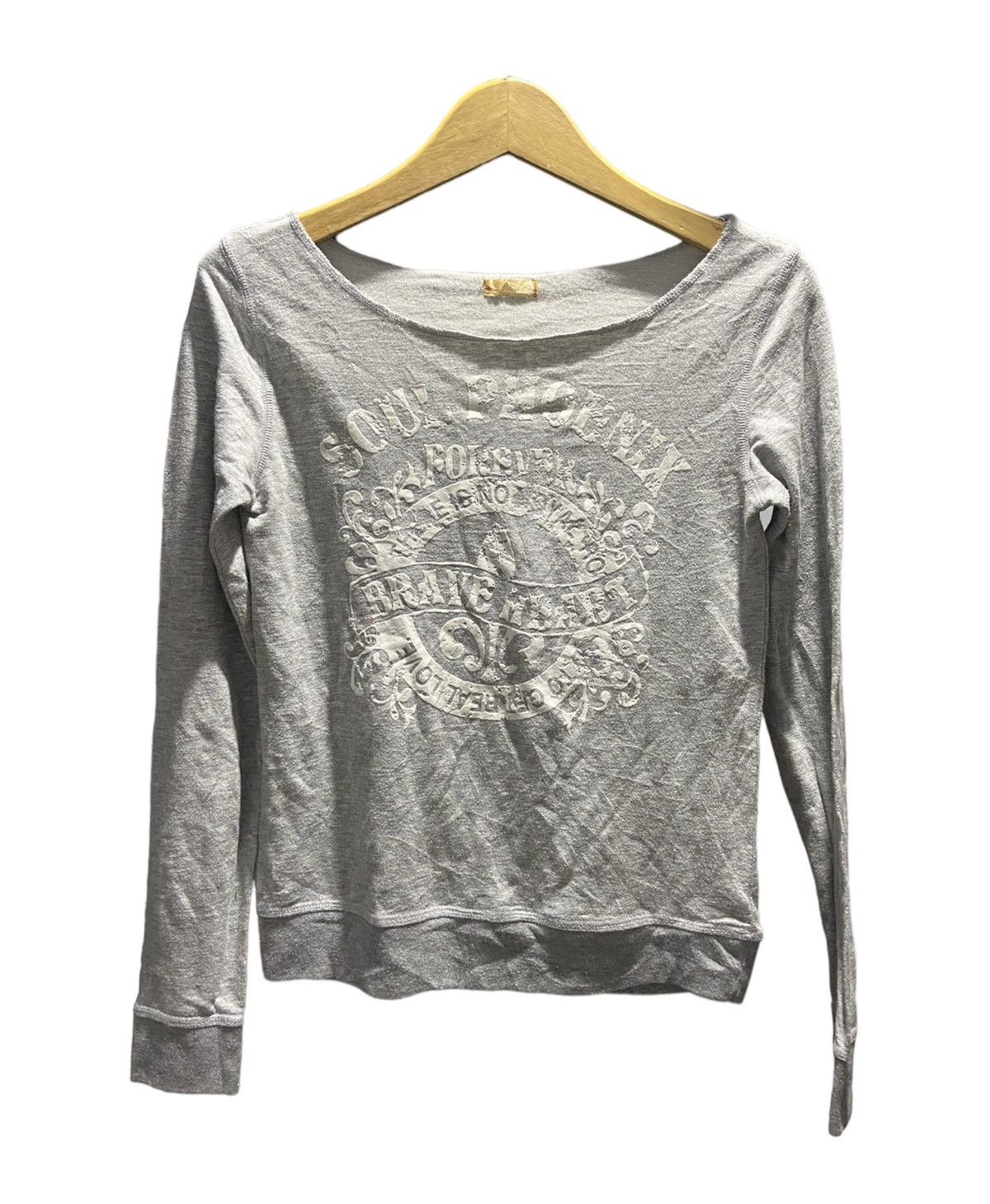 image of Avant Garde x Hysteric Glamour Pas De Deux Sweatshirts Y2K Styled in Grey, Men's (Size Medium)
