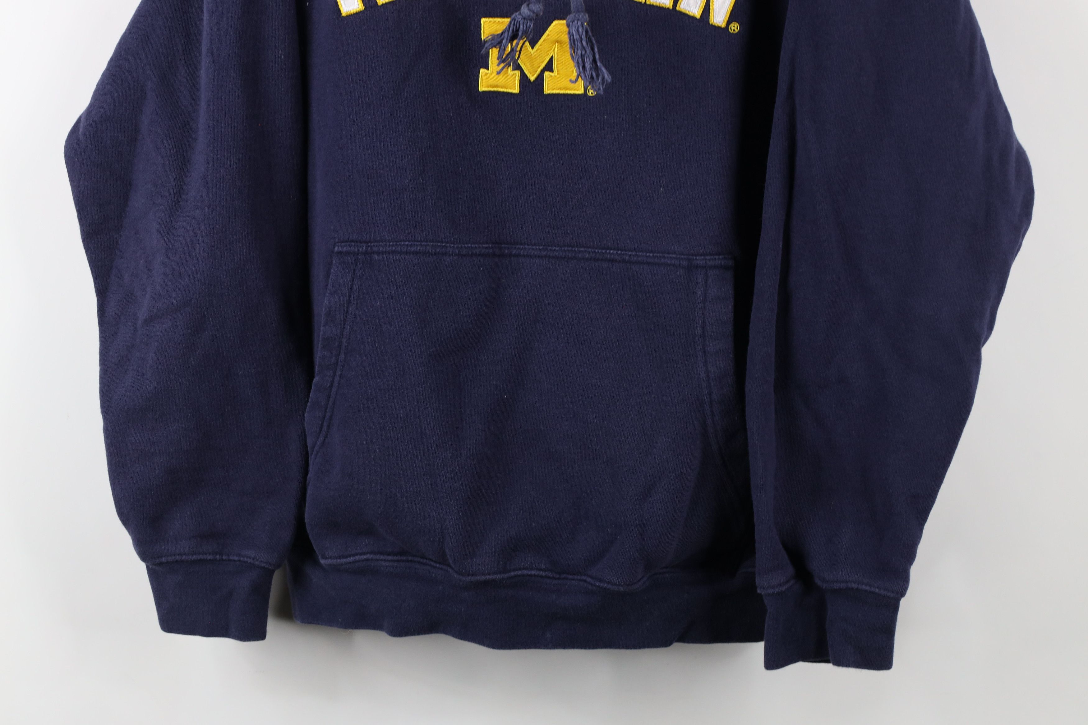 Vintage Vintage 90s Out University of Michigan Hoodie Sweatshirt Size M / US 6-8 / IT 42-44 - 3 Thumbnail