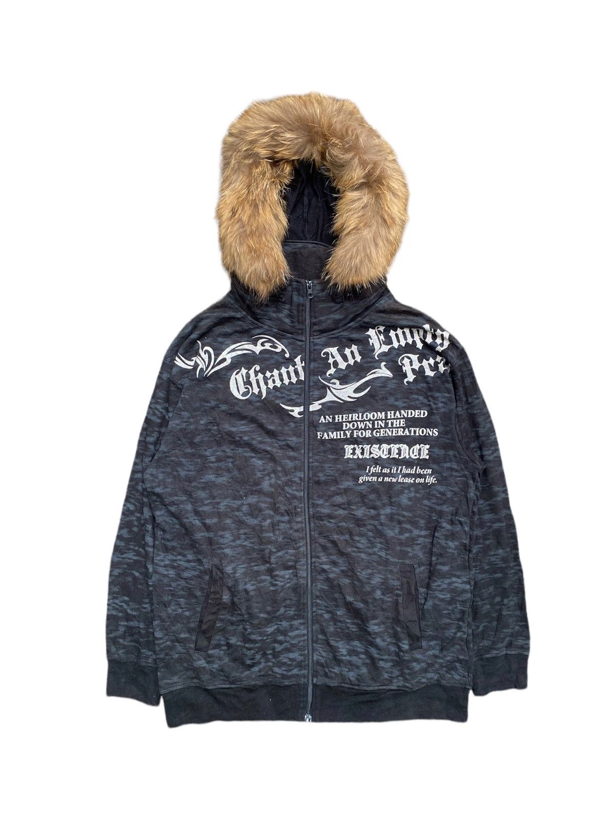 image of If Six Was Nine x Le Grande Bleu L G B Pract - Japanese Fur Hoodie Ifsixwasnine Lgb Style in Black 