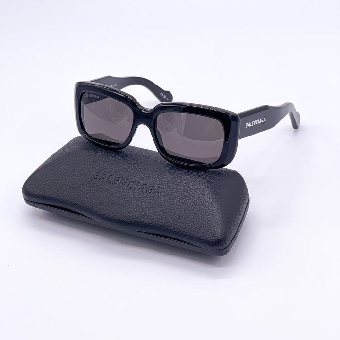 Balenciaga NEW BALENCIAGA BB0072S 001 BLACK WOMEN SQUARE SUNGLASSES ...