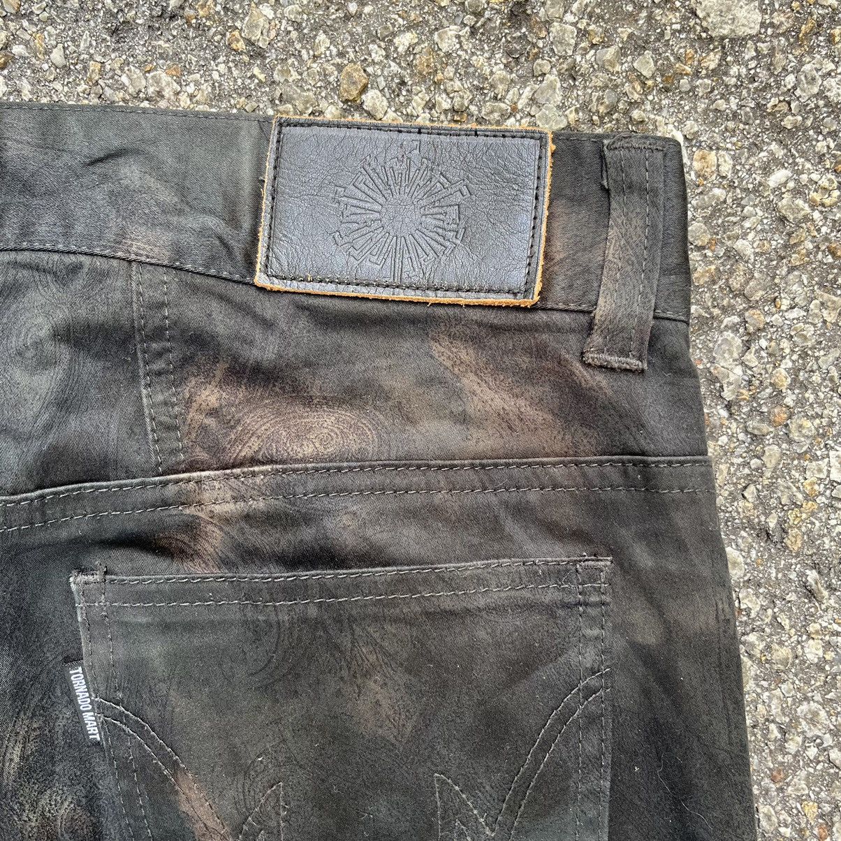 Tornado Mart RARE‼️ TORNADO MART Flare Tribal Printed Lace Up Bootcut GOA Size US 30 / EU 46 - 14 Thumbnail