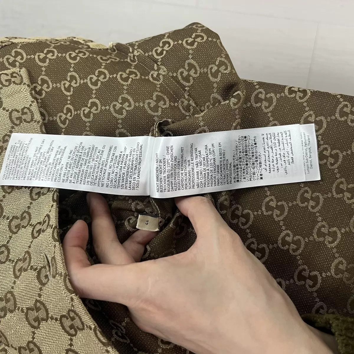 Gucci Gucci GG Monogram canvas short-sleeve jacket 46 Size US S / EU 44-46 / 1 - 6 Thumbnail