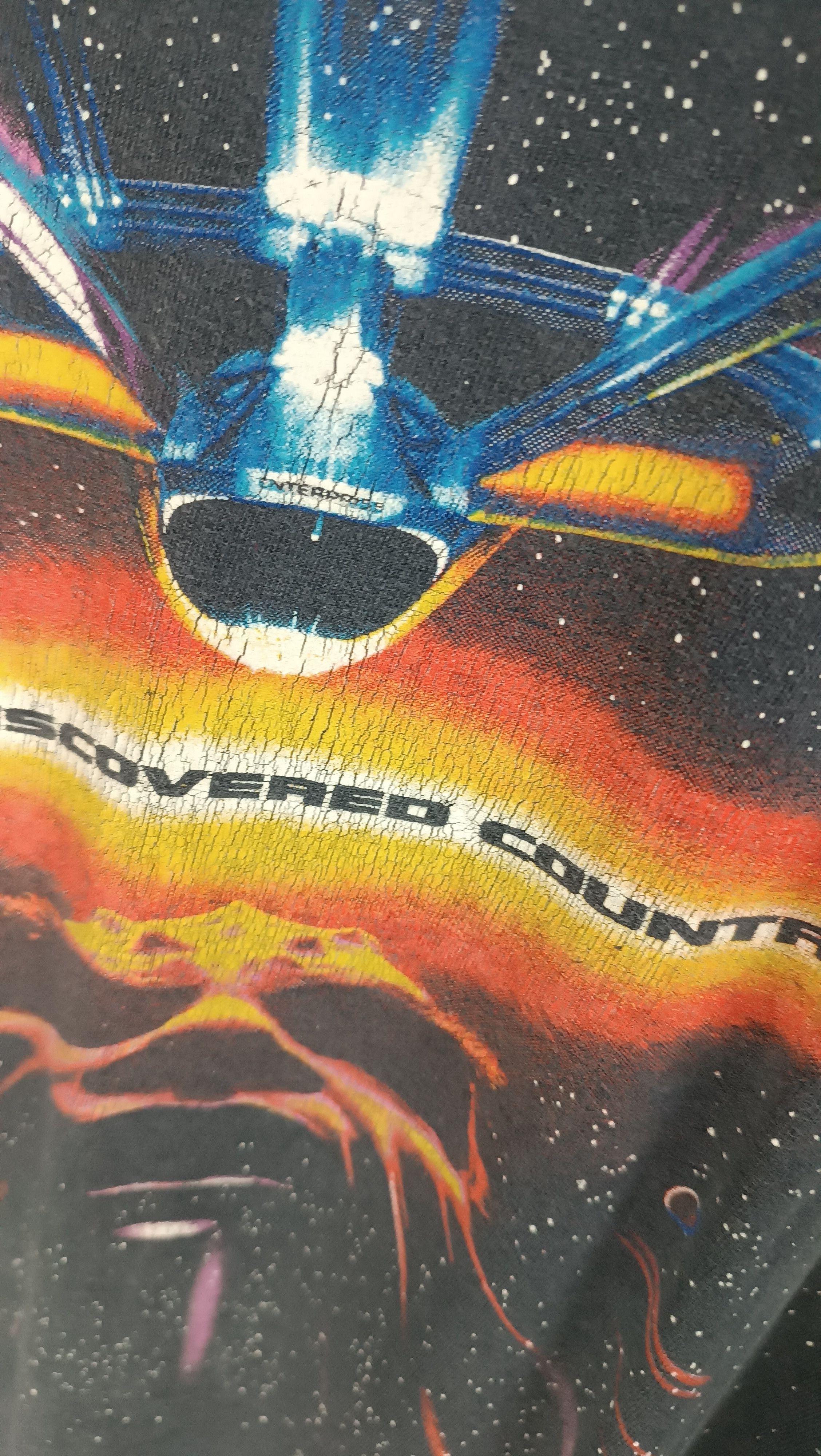 Vintage THRASH FADED VINTAGE 90'S STAR TREK VI MOVIE TEE VERY RARE Size US XL / EU 56 / 4 - 13 Thumbnail