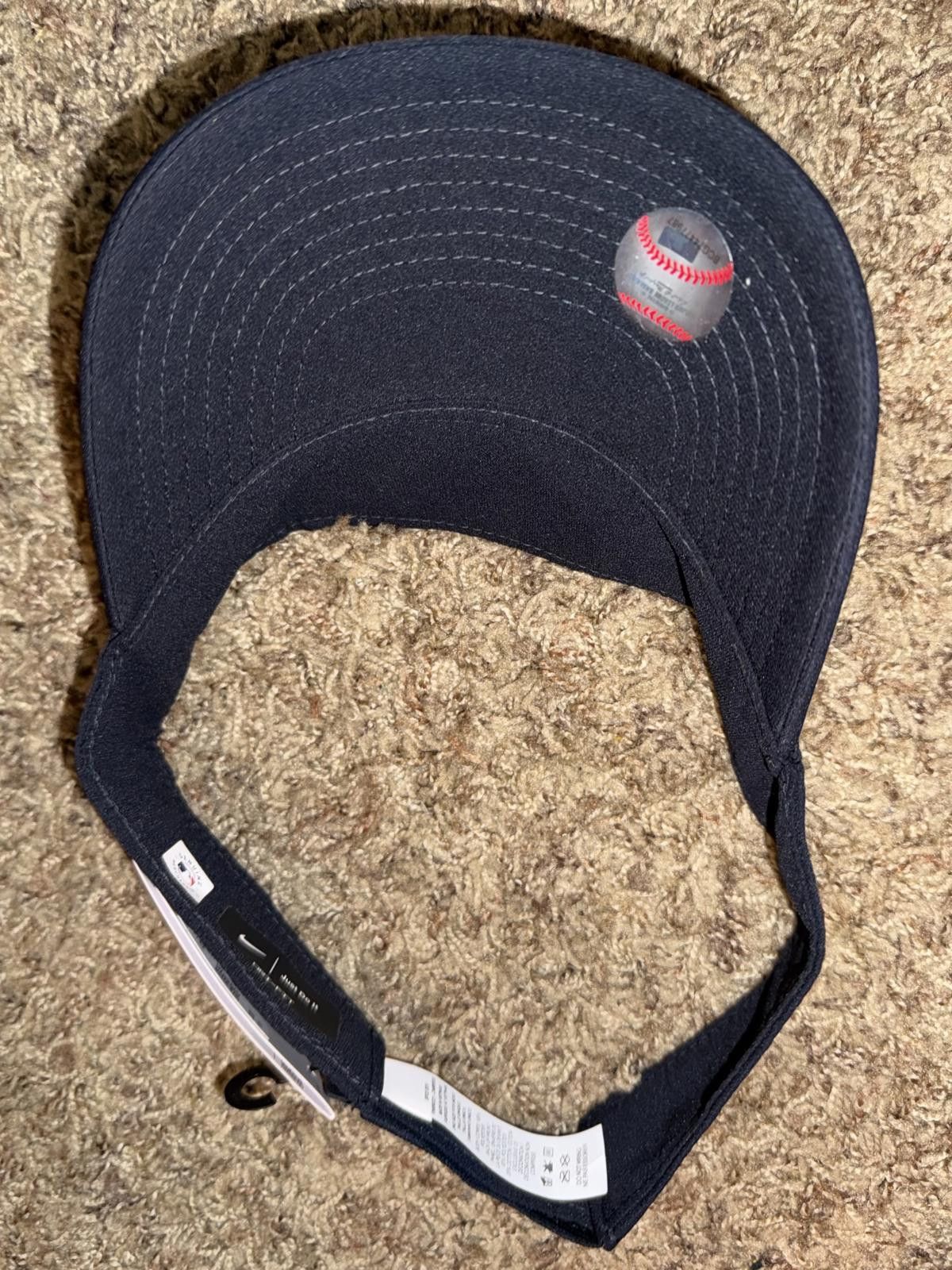 Nike Nike Men's Navy St. Louis Cardinals Wordmark Performance Adjustable Visor Size ONE SIZE - 9 Thumbnail