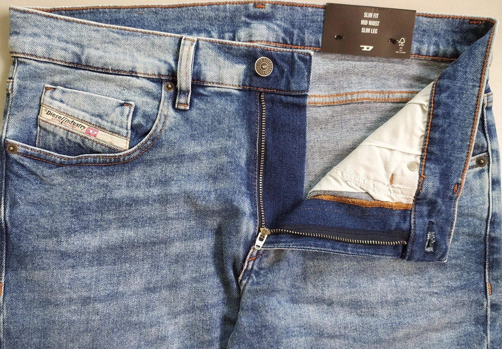 Diesel Diesel 2019 D-STRUKT-R L.32 MENS JEANS T/9666 Size US 32 / EU 48 - 5 Thumbnail